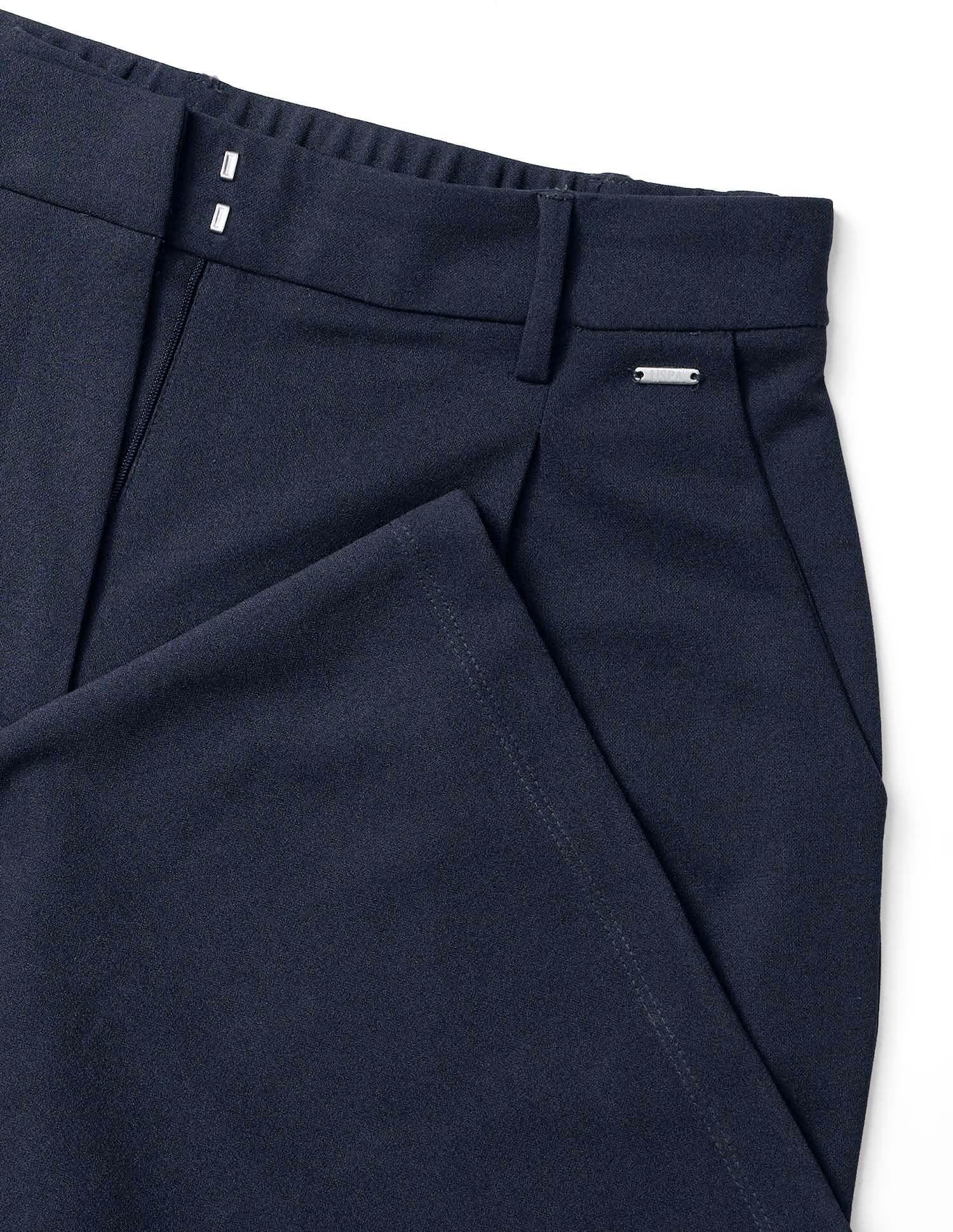 High Rise Wide Leg Trousers Blue - U.S. POLO ASSN. | Large