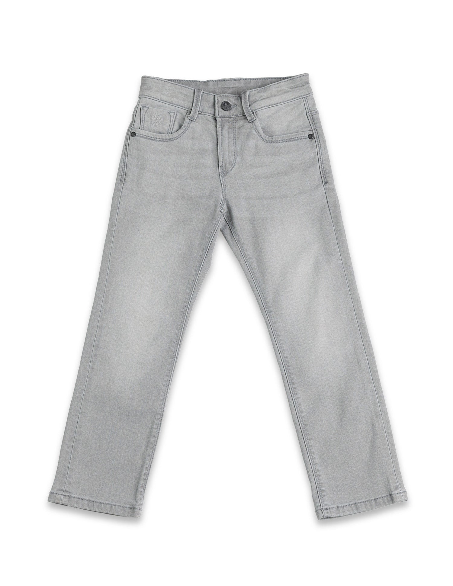 Boys Whiskered Relaxed Fit Jeans Grey - U.S. POLO ASSN. | Large