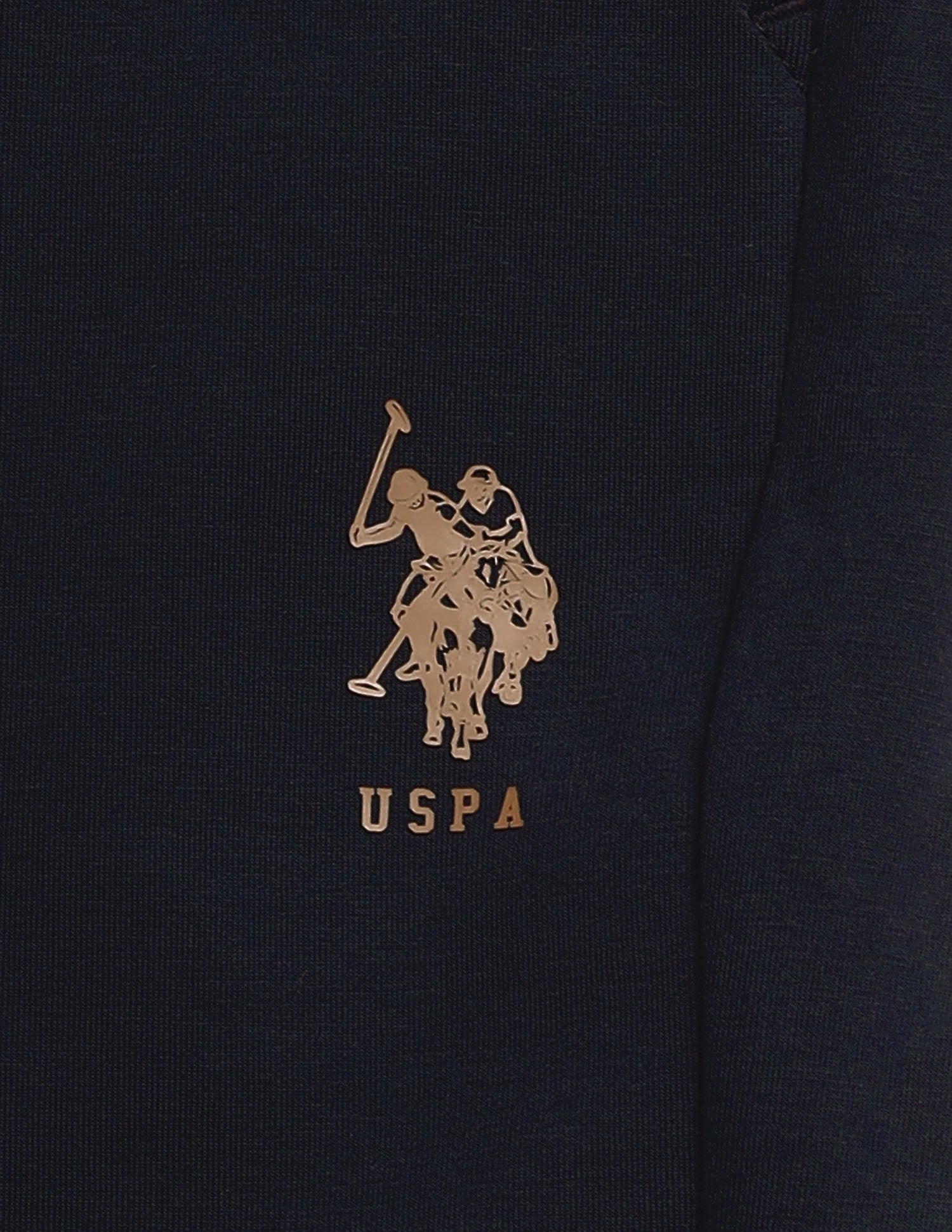 Cotton Stretch Mid Rise PR002-PL Lounge Pants - Pack Of 1 Navy - U.S. Polo Assn. India | Large