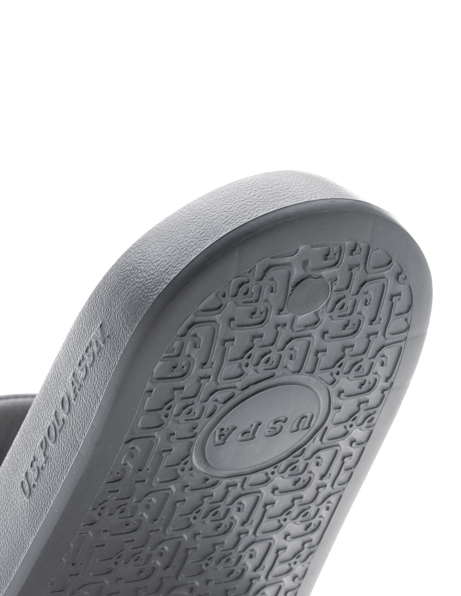 Men Toni Printed Sliders Light Grey - U.S. Polo Assn. India | Large