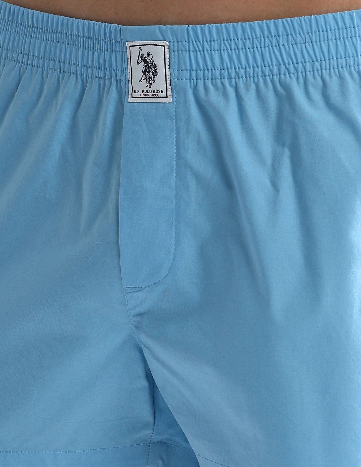 Mid Rise Soft Cotton OEX02 Boxers - Pack Of 2 Green and Blue - U.S. POLO ASSN. | Large