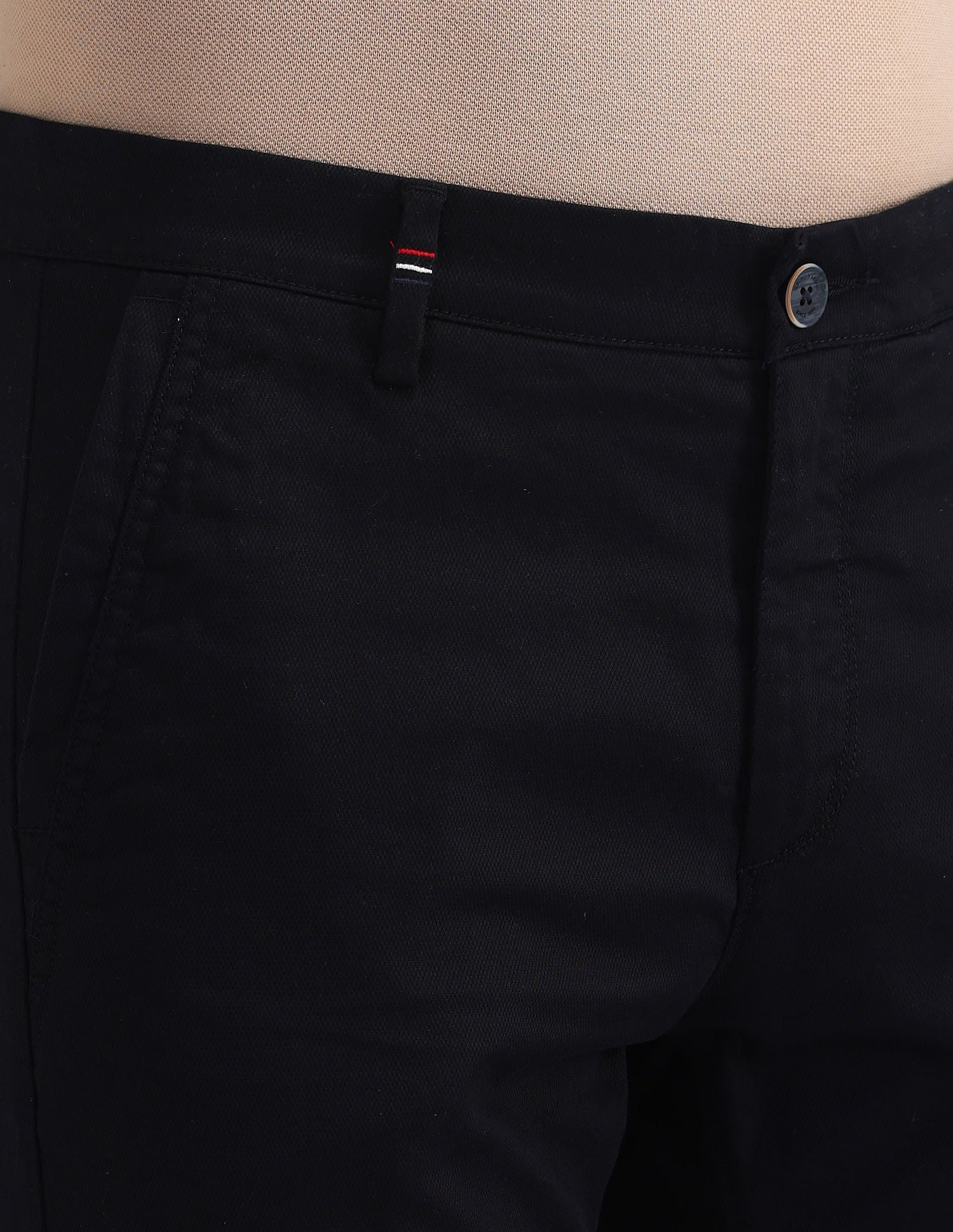 Austin Fit Solid Trousers Black - U.S. POLO ASSN. | Large