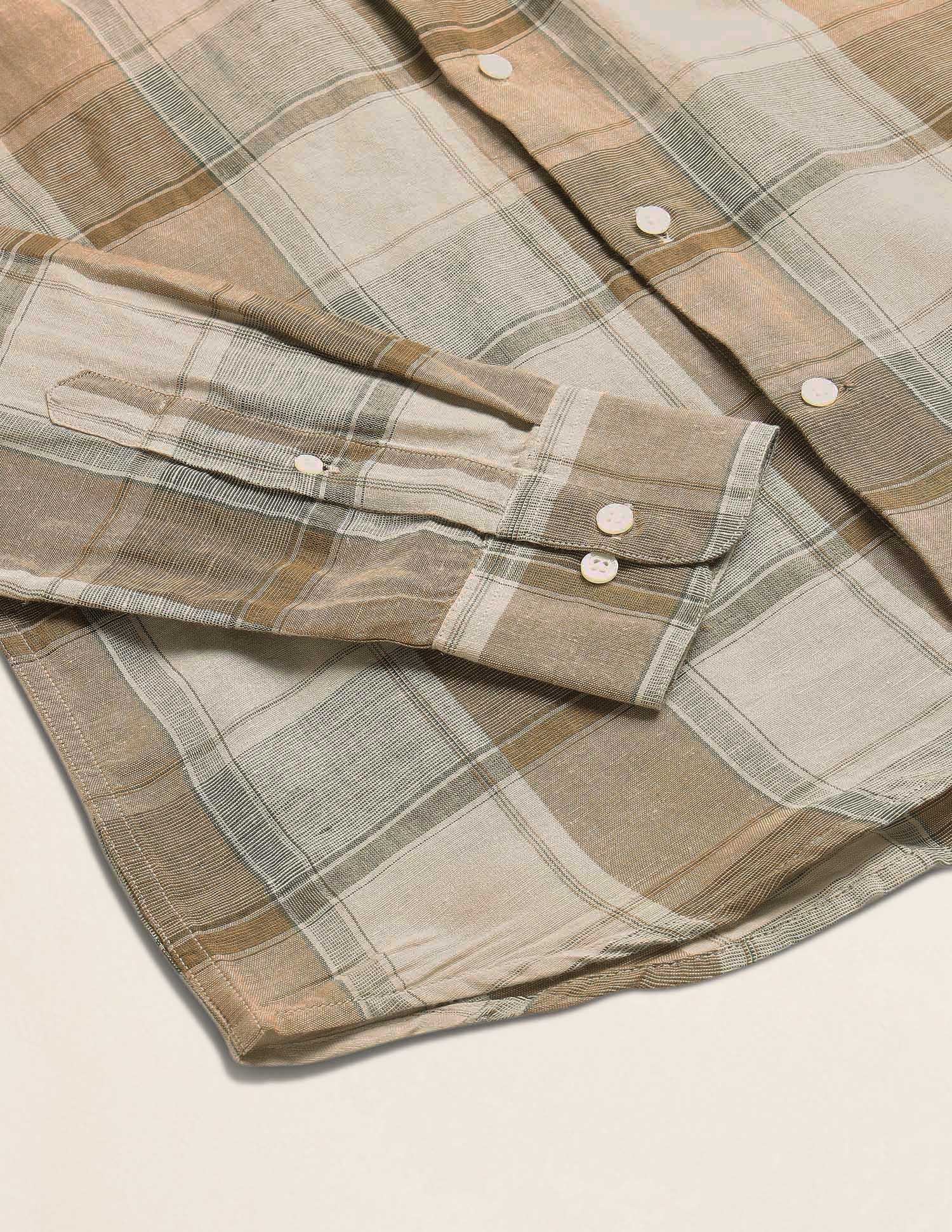 Sotogrande Regular Fit Shirt Brown - U.S. Polo Assn. India | Large