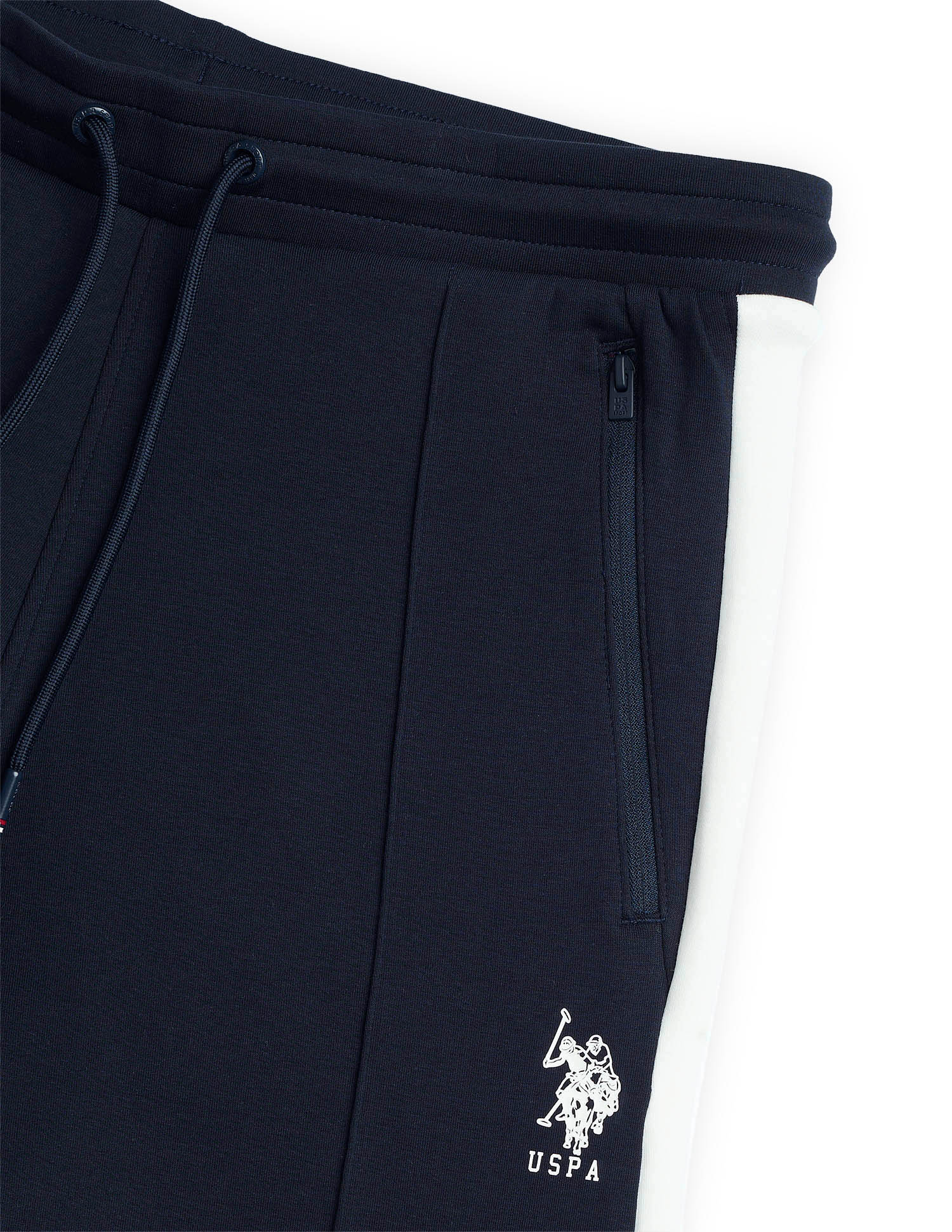 Mid Rise Regular Fit Active Track Pants Navy - U.S. POLO ASSN. | Large