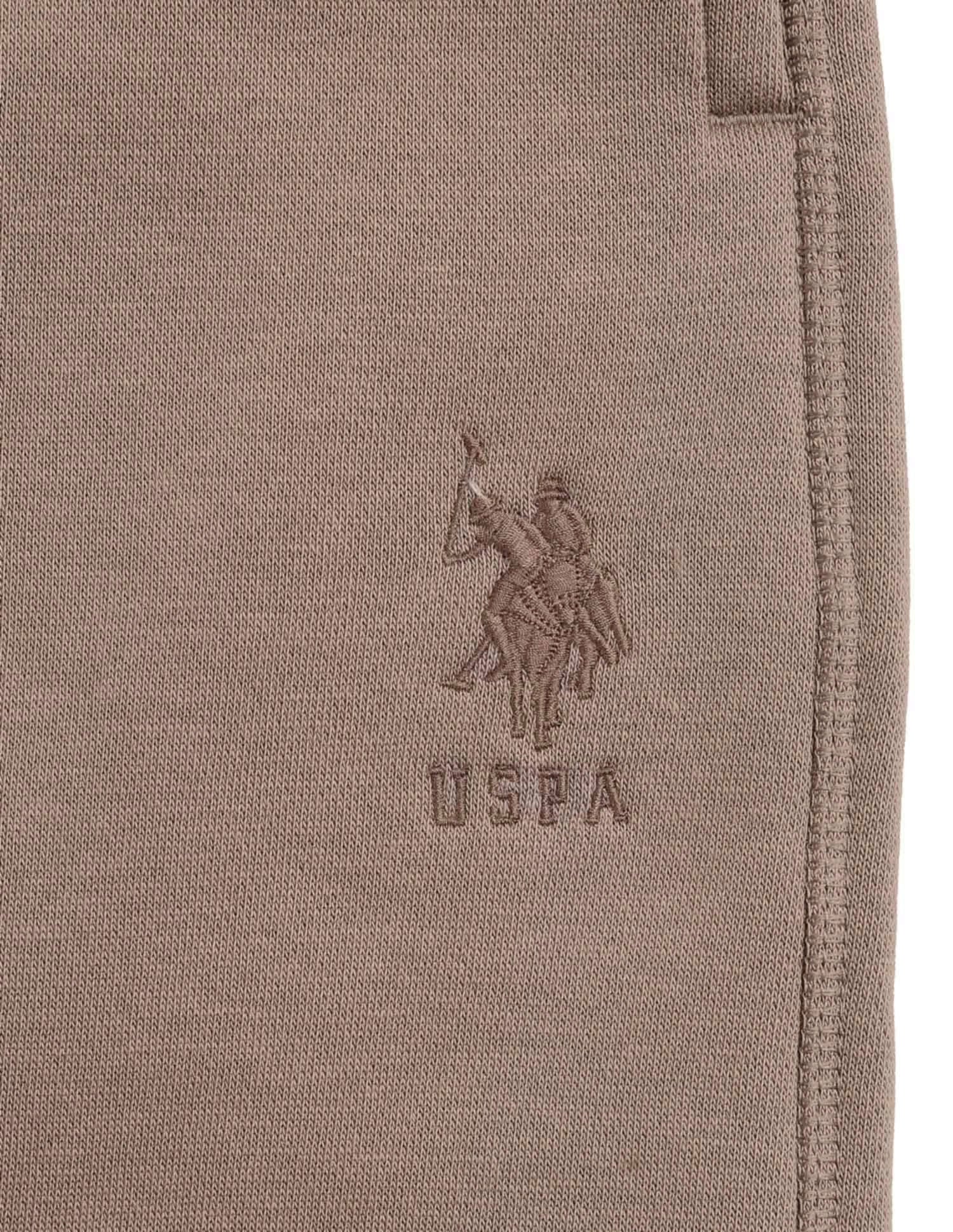 Cotton Terry OES10 Lounge Shorts - Pack Of 1 Light Brown - U.S. POLO ASSN. | Large