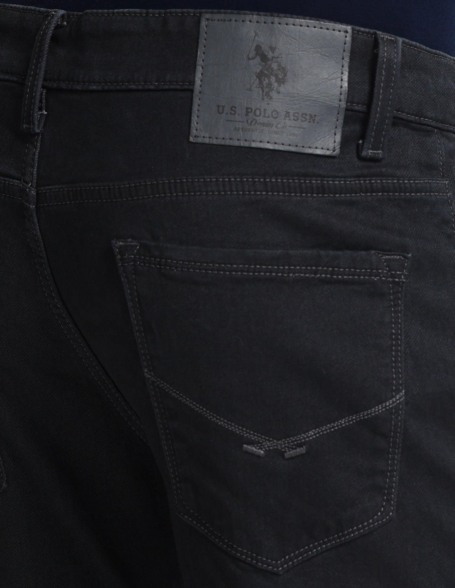 Brandon Slim Tapered Fit Grey Jeans Grey - U.S. Polo Assn. India | Large