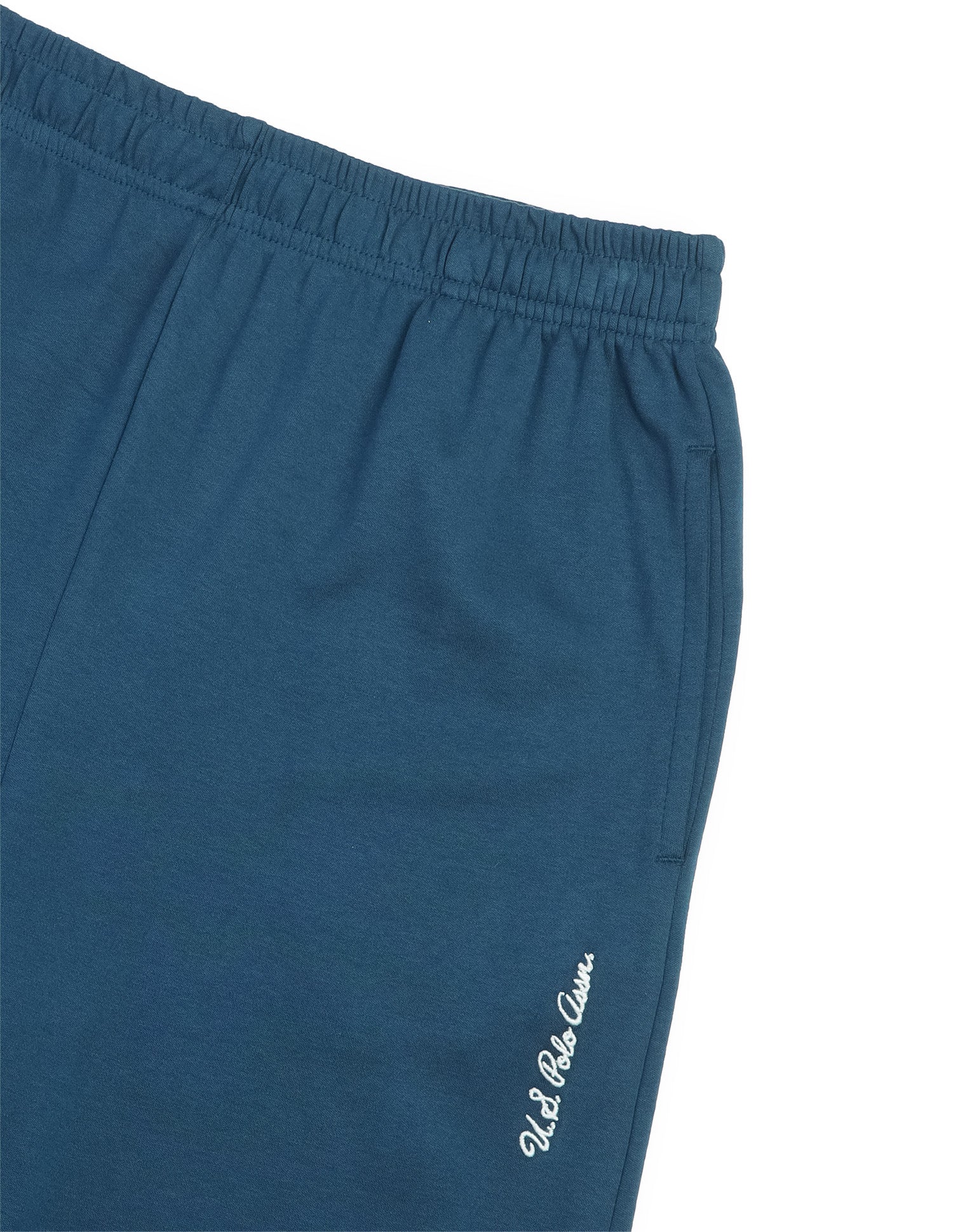 Solid T-Shirt With Wide Leg Track Pants Teal - U.S. Polo Assn. India | Large
