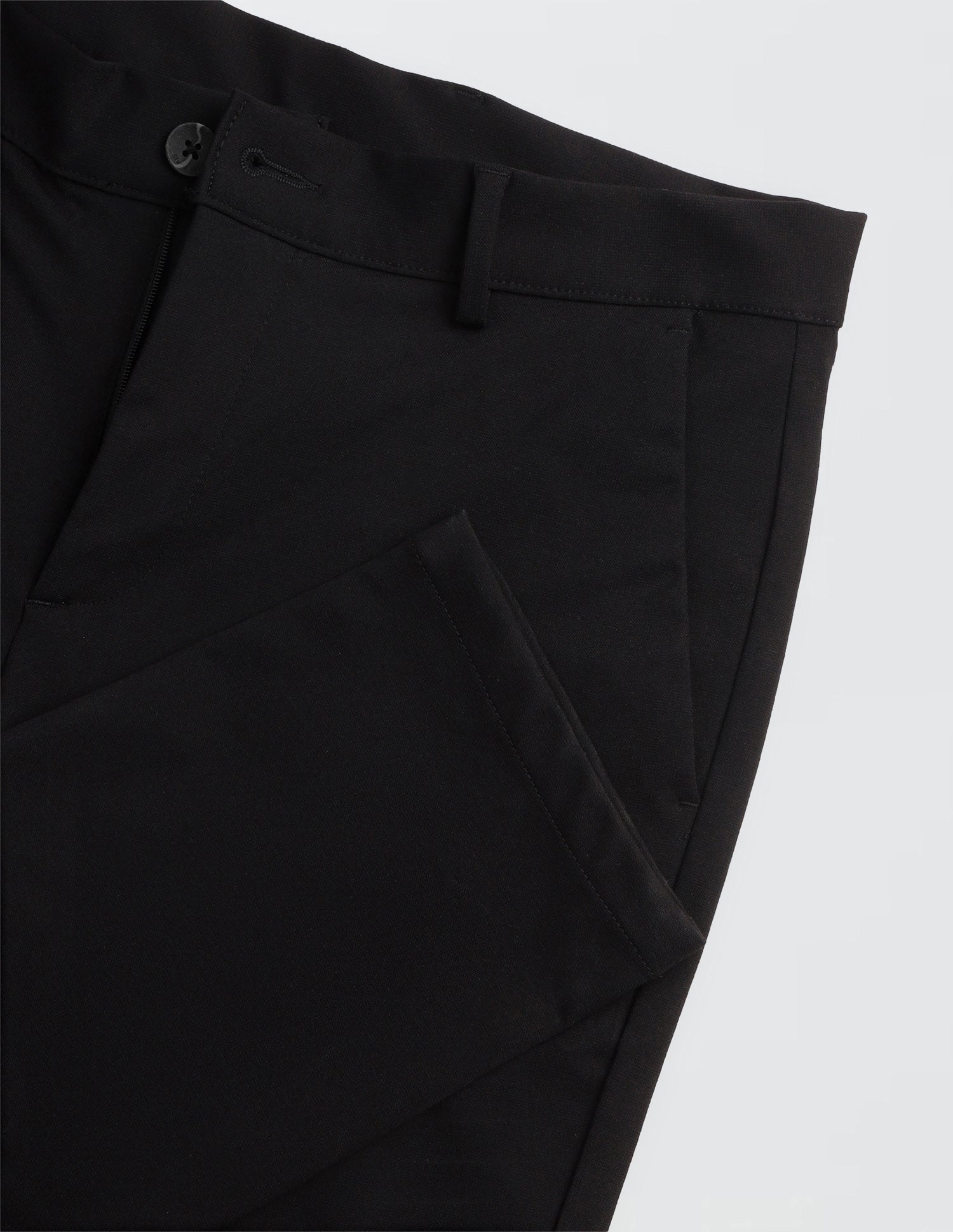 Austin Slim Fit Mid Rise Trousers Black - U.S. Polo Assn. India | Large