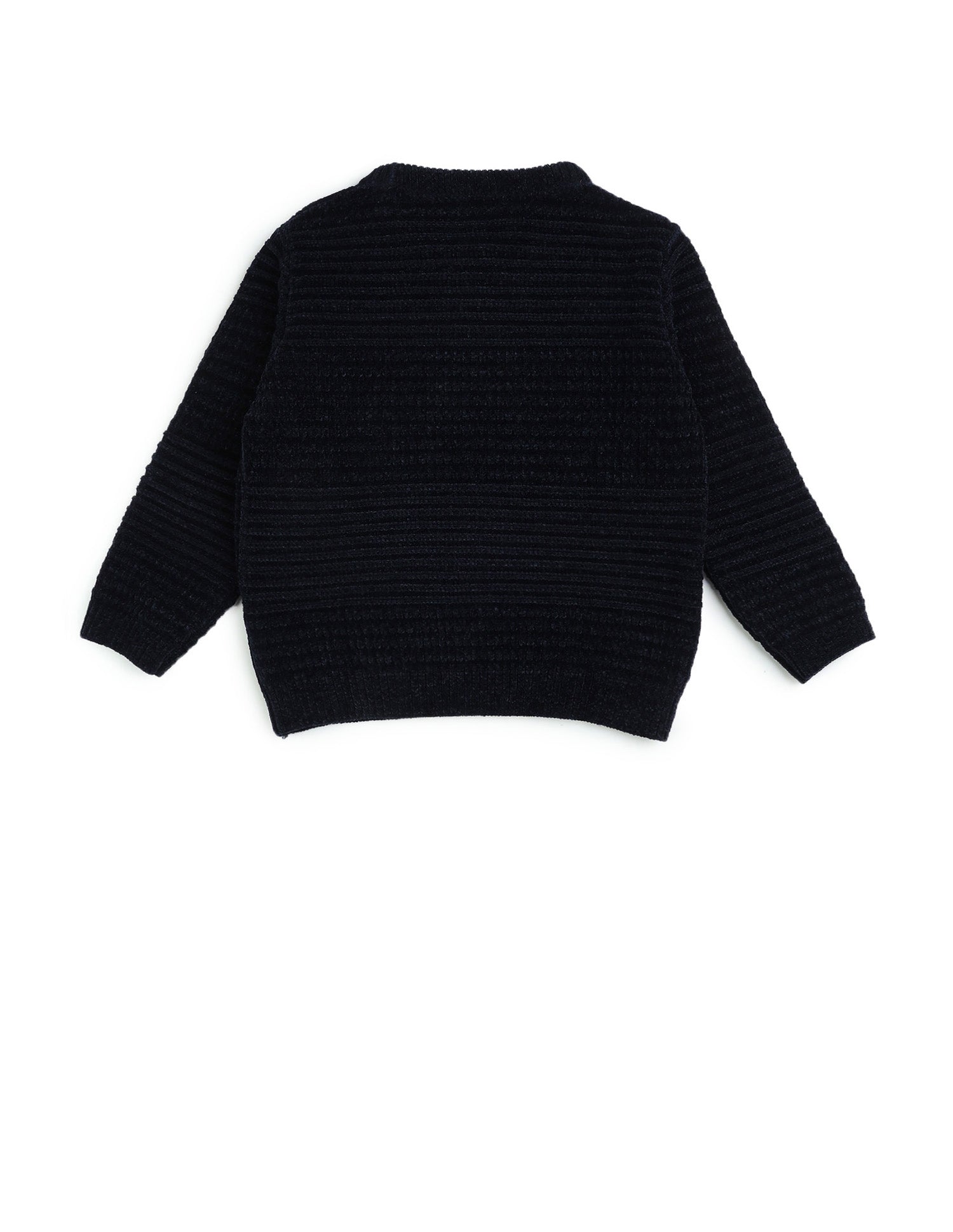 Boys Textured Mini Me Sweater Navy - U.S. POLO ASSN. | Large