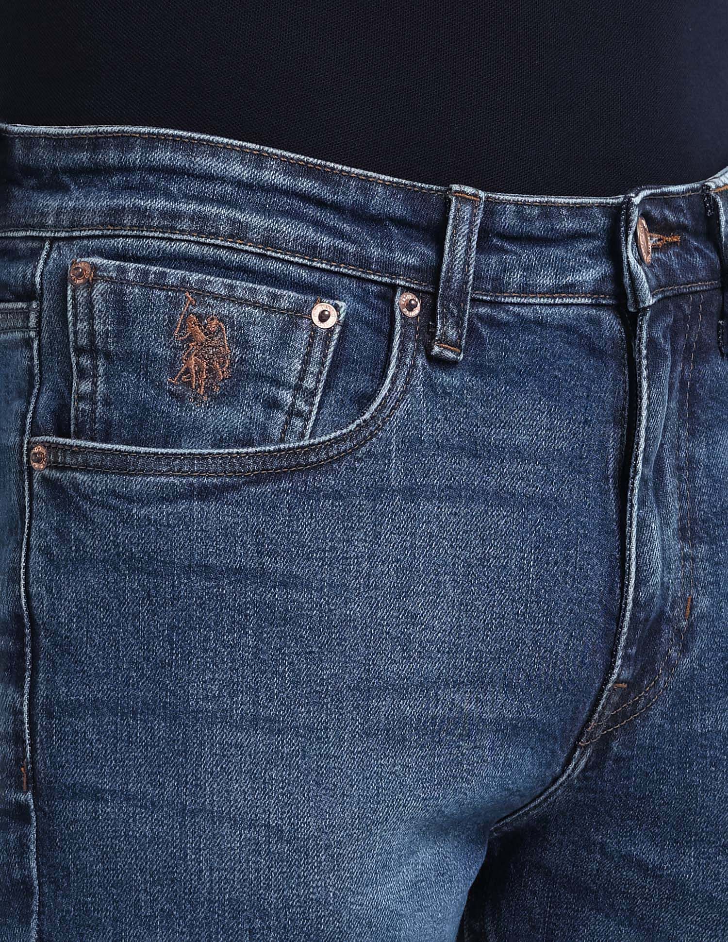Harold Slim Straight Fit Jeans Dark-Blue - U.S. POLO ASSN. | Large
