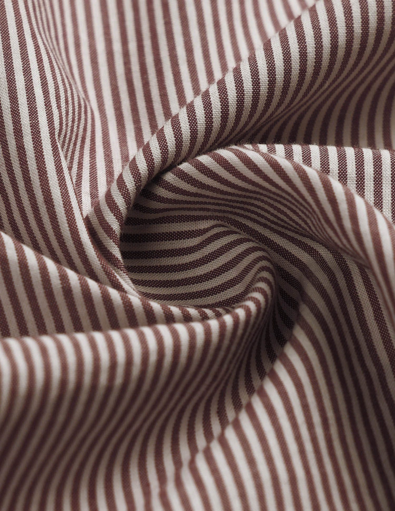 Vertical Striped Tailored Fit Shirt Brown - U.S. Polo Assn. India | Large