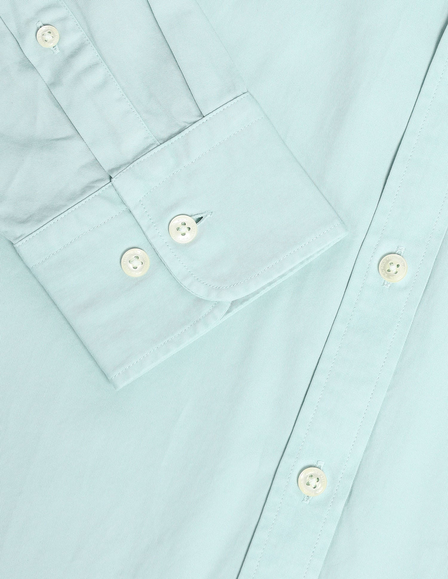 Tailored Fit Cotton Twill Shirt Light Green - U.S. POLO ASSN. | Large
