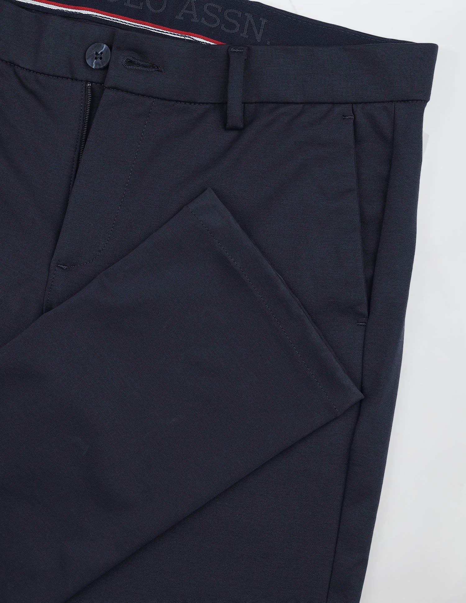 Mid Rise Slim Fit Trousers Navy - U.S. POLO ASSN. | Large