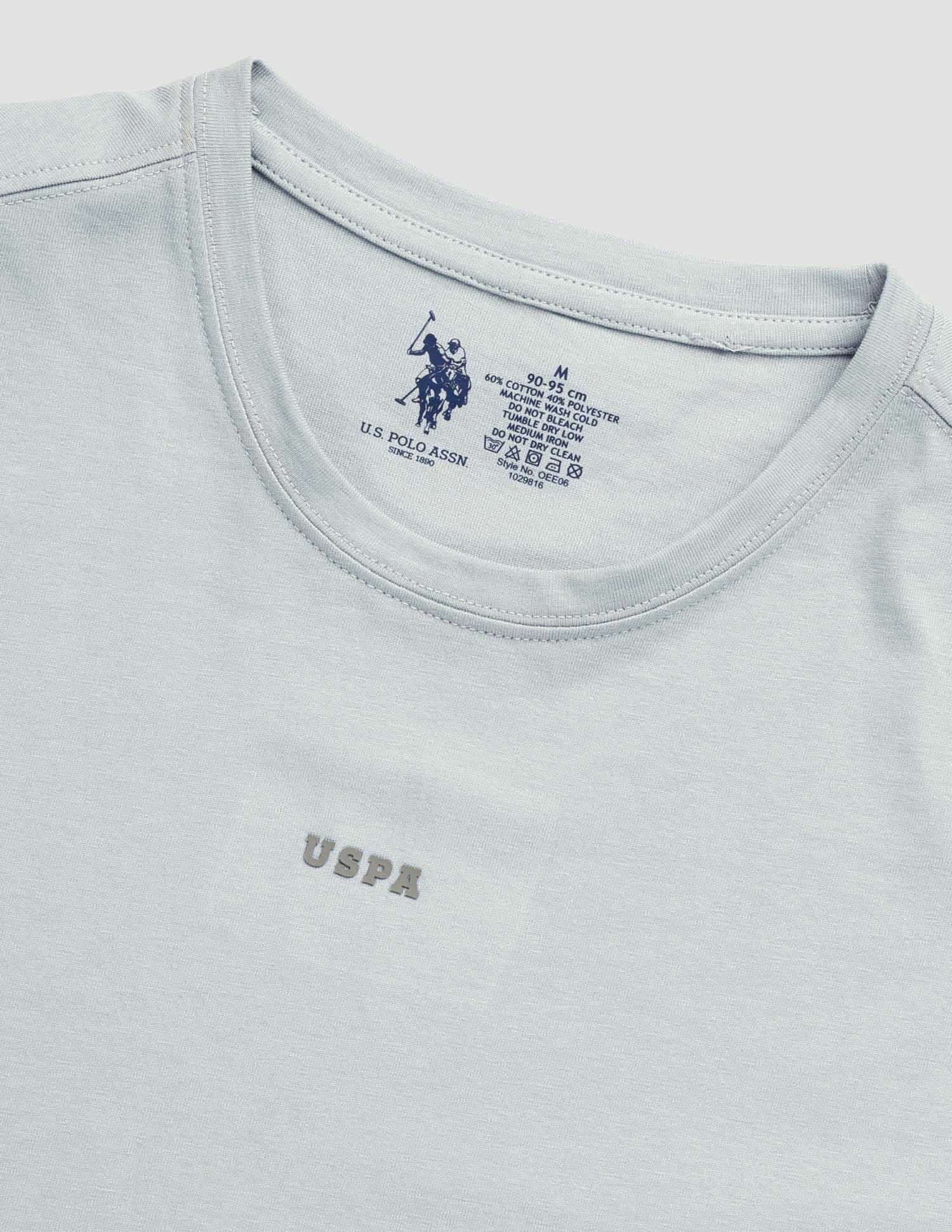 Round Neck Solid Loungewear T-Shirt Pageant Blue - U.S. POLO ASSN. | Large