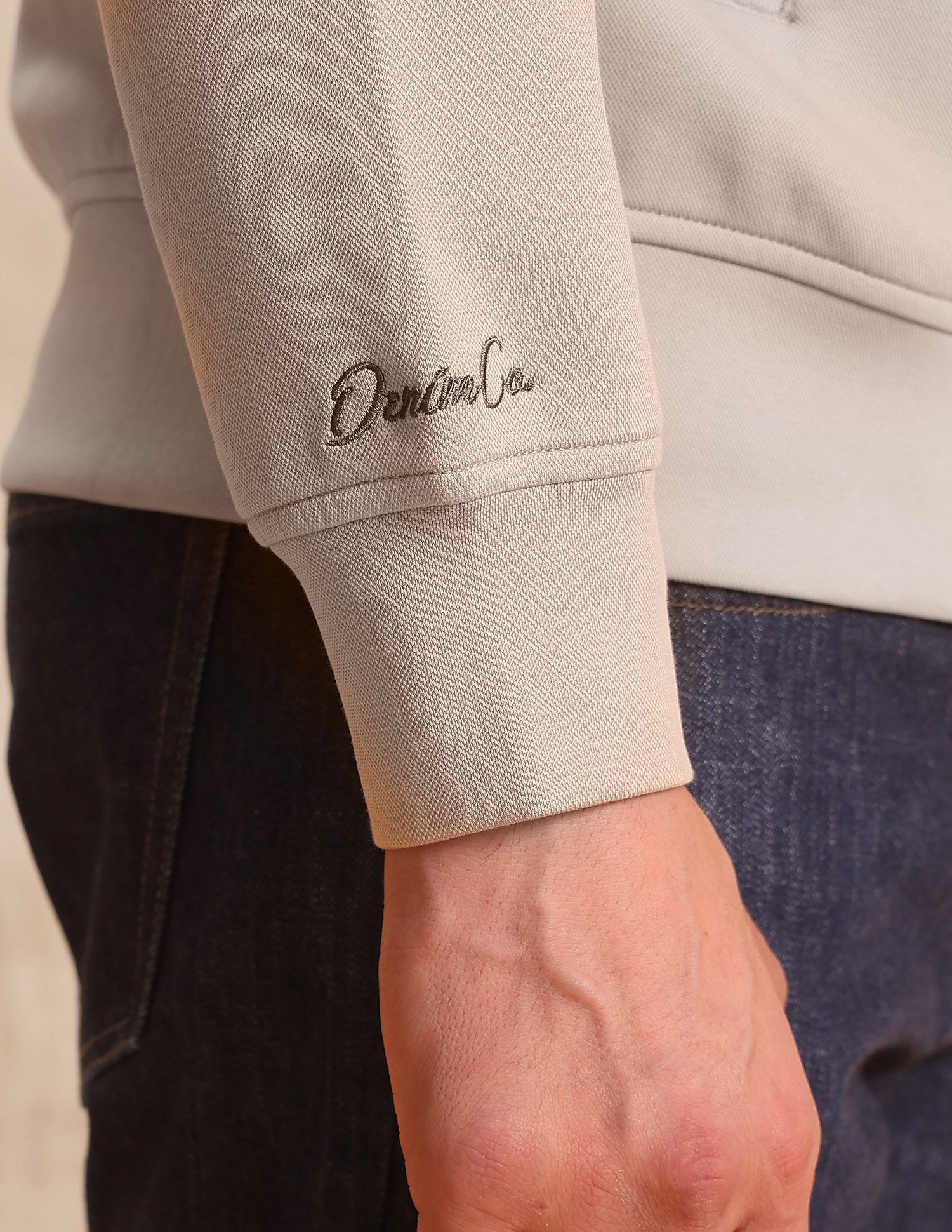 Solid Legend Of Horseshoe Sweatshirt Beige - U.S. POLO ASSN. | Large