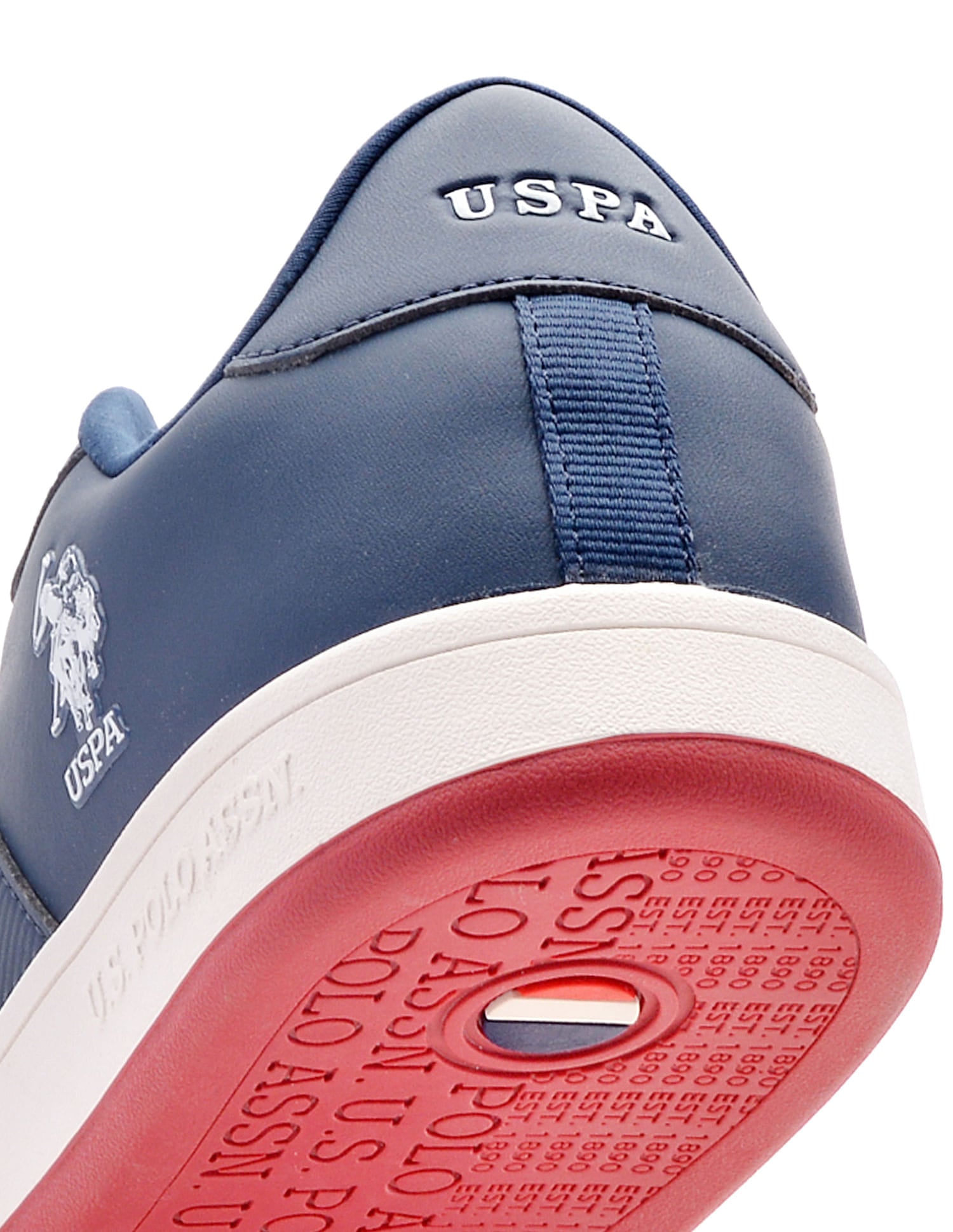 Men Gael Navy Retro Court Sneakers Navy - U.S. Polo Assn. India | Large