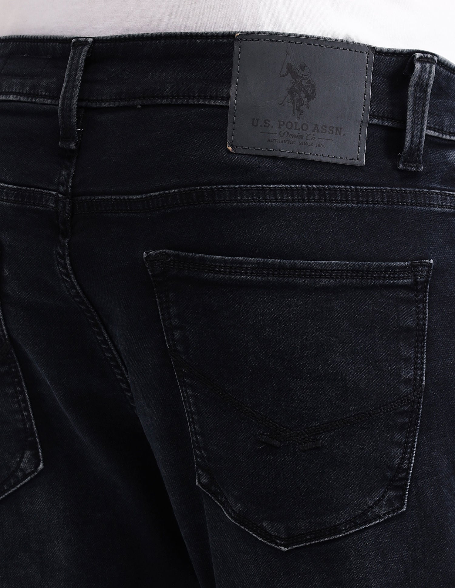 Henry Tapered Blue Jeans Blue - U.S. POLO ASSN. | Large