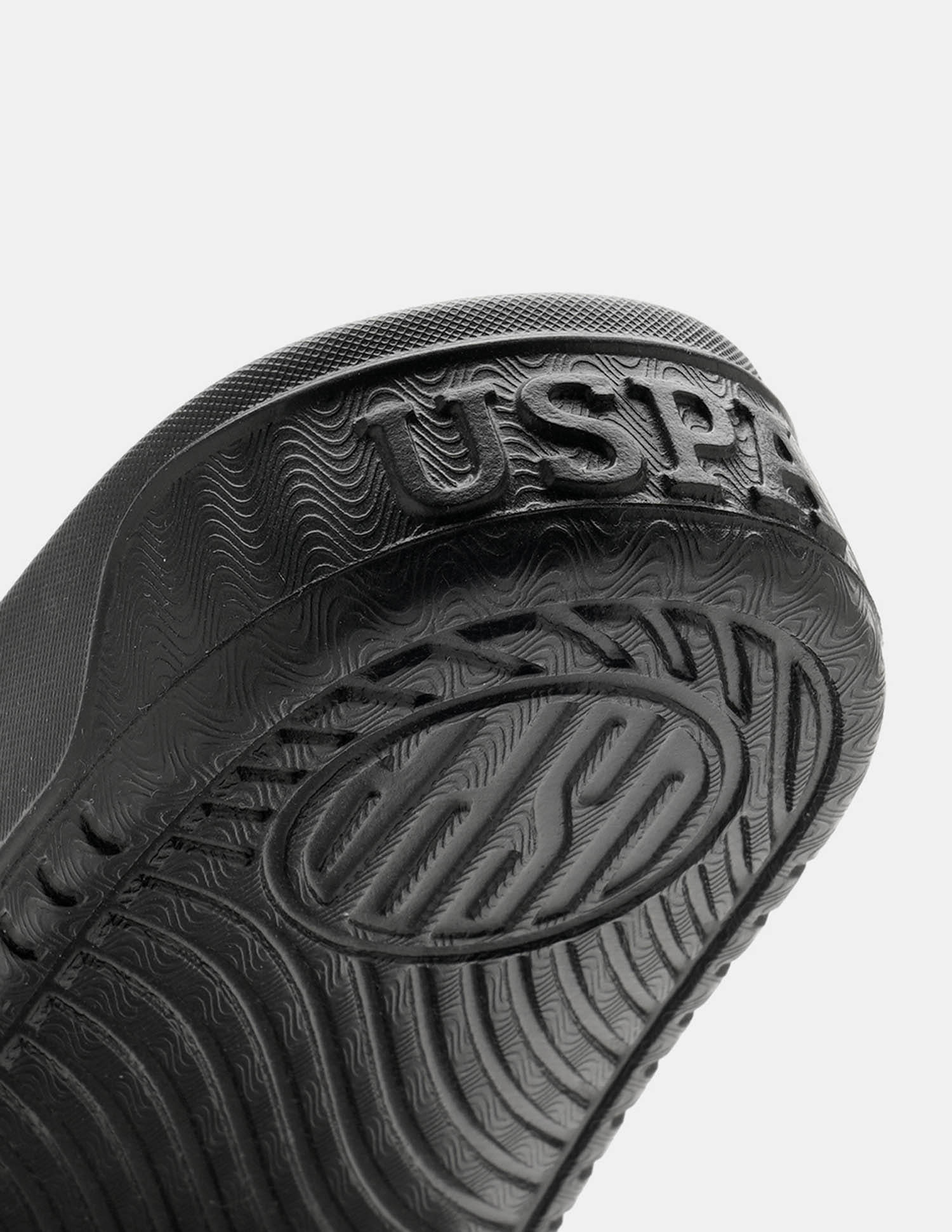 Men Palmer Open Toe Slippers Black - U.S. Polo Assn. India | Large