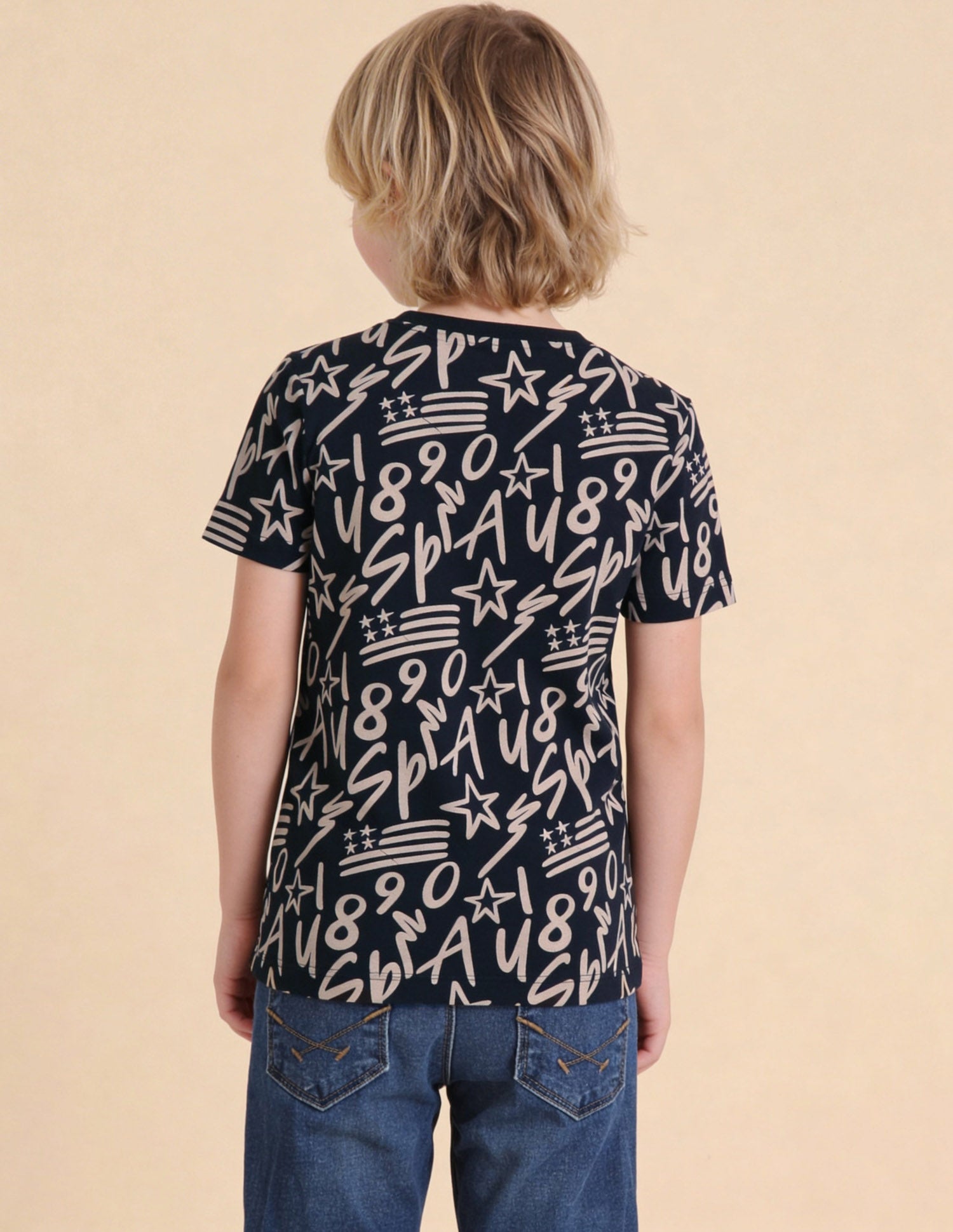Solid And Graphic Printed Regular Fit T-Shirt - Pack Of 2 Assorted - U.S. Polo Assn. India | Large