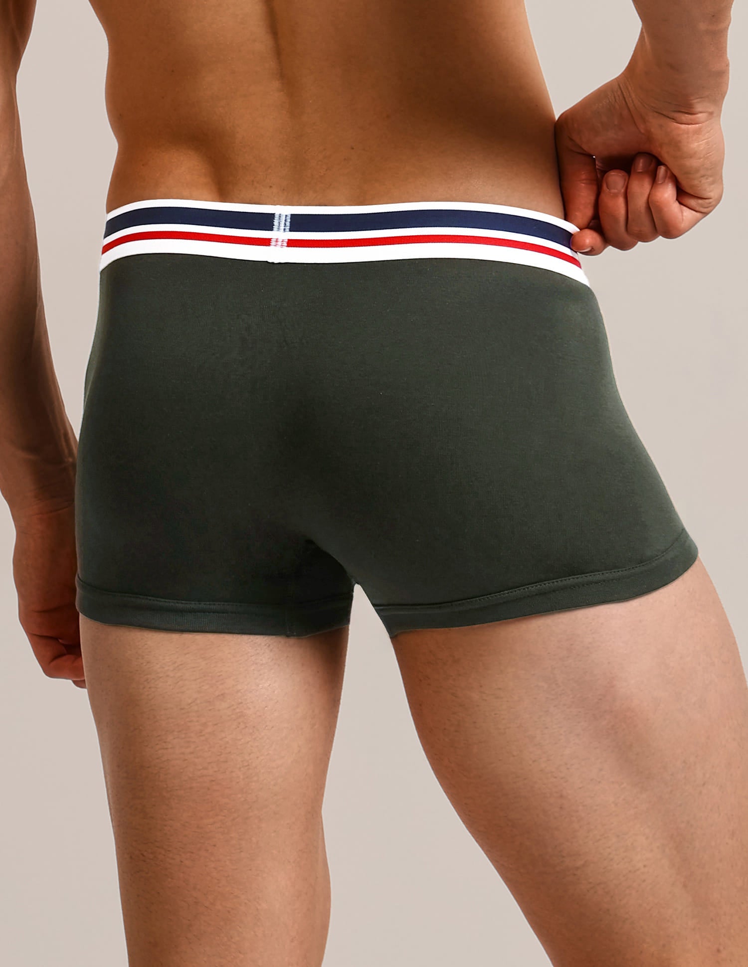 Solid Logo Waistband I641-P5 Trunks - Pack Of 5 Multi-colour - U.S. Polo Assn. India | Large