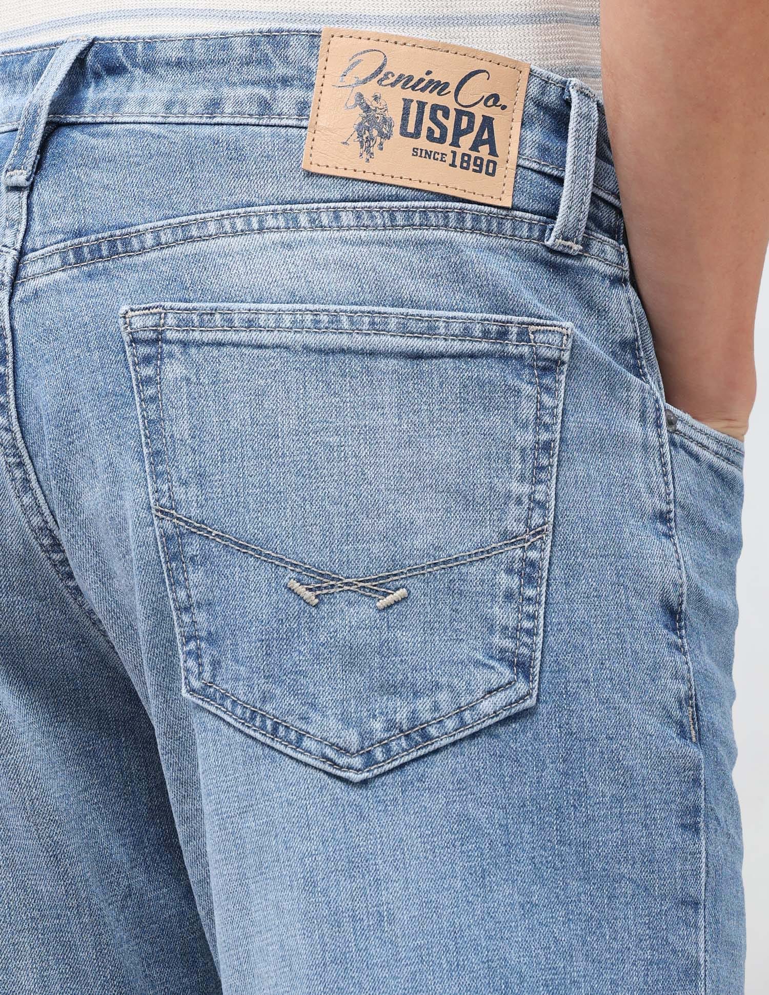 Solid Bootcut Jeans Blue - U.S. Polo Assn. India | Large