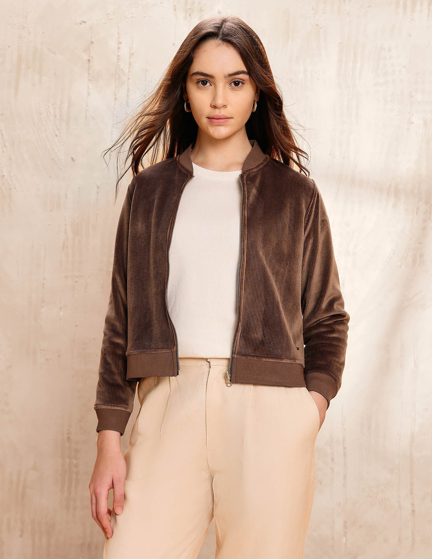 Solid Reversible Bomber Jacket Grey - U.S. POLO ASSN. | Large