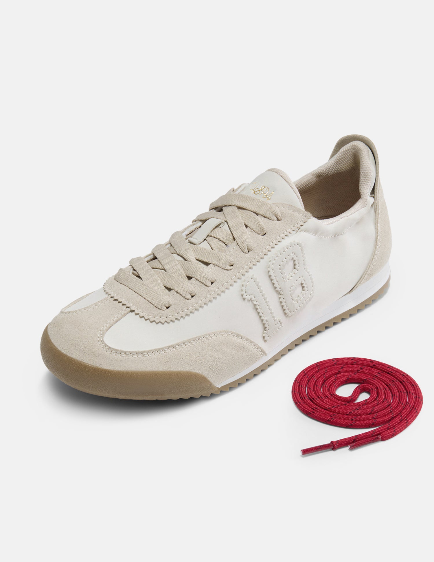 Numeric Applique Ziana Sneakers Beige - U.S. Polo Assn. India | Large