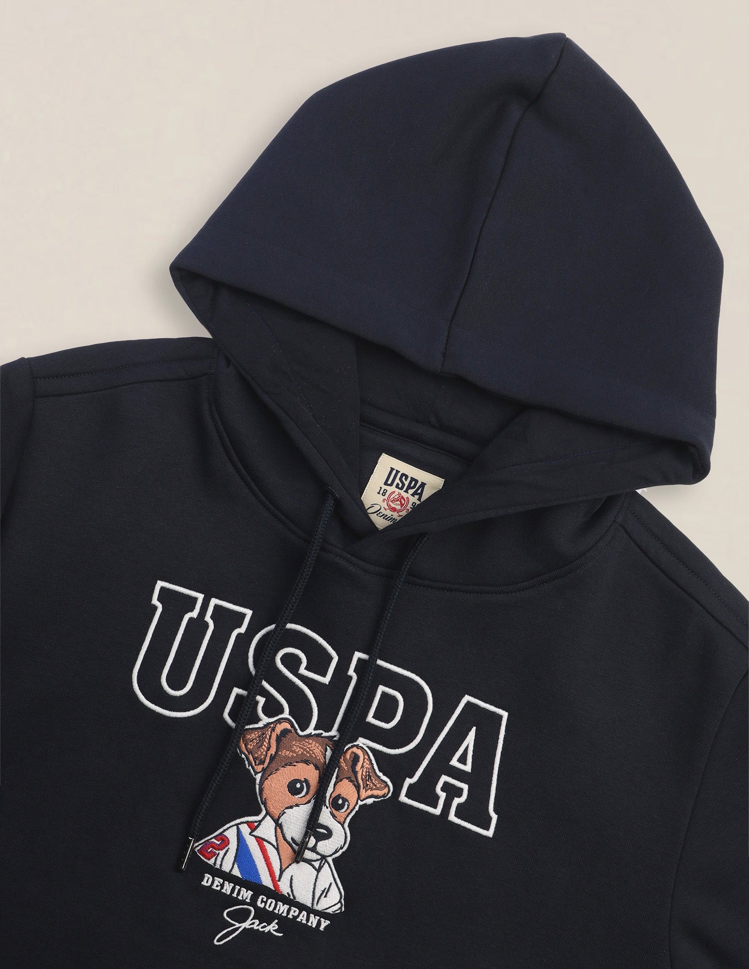 Graphic Brand Embroidered Regular Fit Sweatshirt Navy - U.S. Polo Assn. India | Large