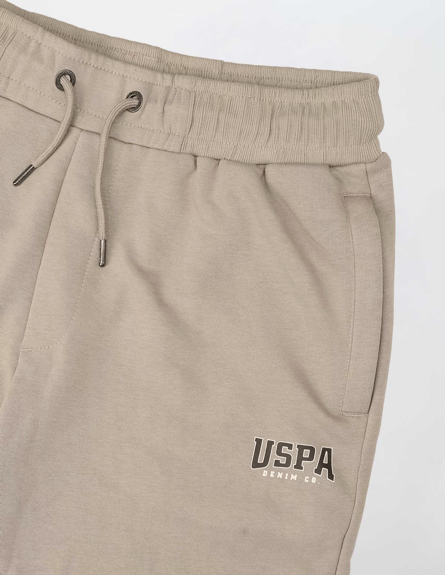 Solid Regular Fit Track Pants Light Brown - U.S. POLO ASSN. | Large