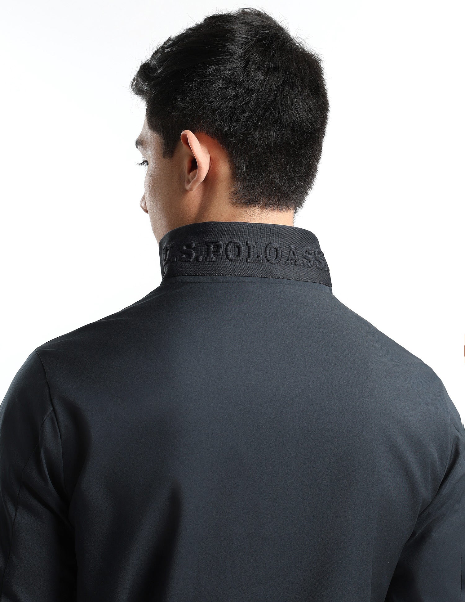 Solid Regular Fit Jacket Navy - U.S. POLO ASSN. | Large