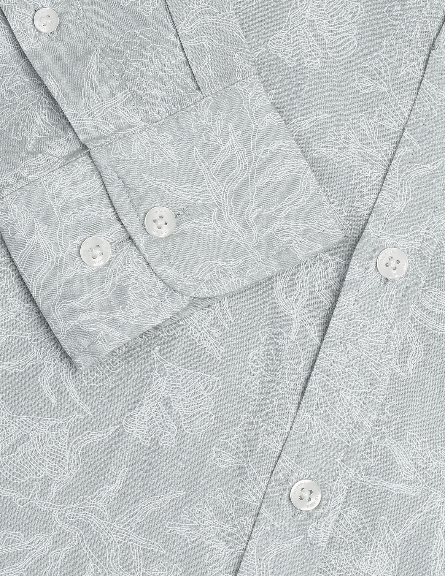 Cutaway Collar Premium Cotton Shirt Blue - U.S. Polo Assn. India | Large
