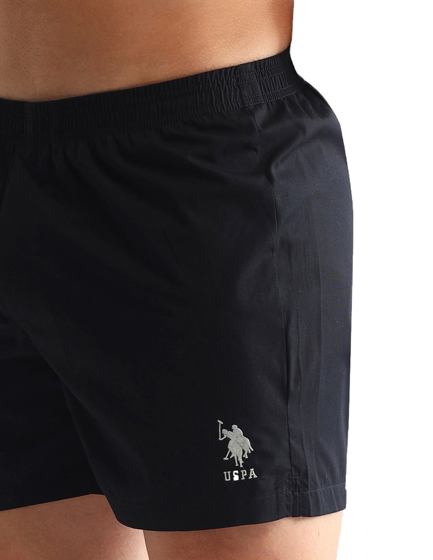 Camouflage Printed Cotton OEX10 Boxers - Pack Of 2 Navy Camo and Navy - U.S. POLO ASSN. | Large