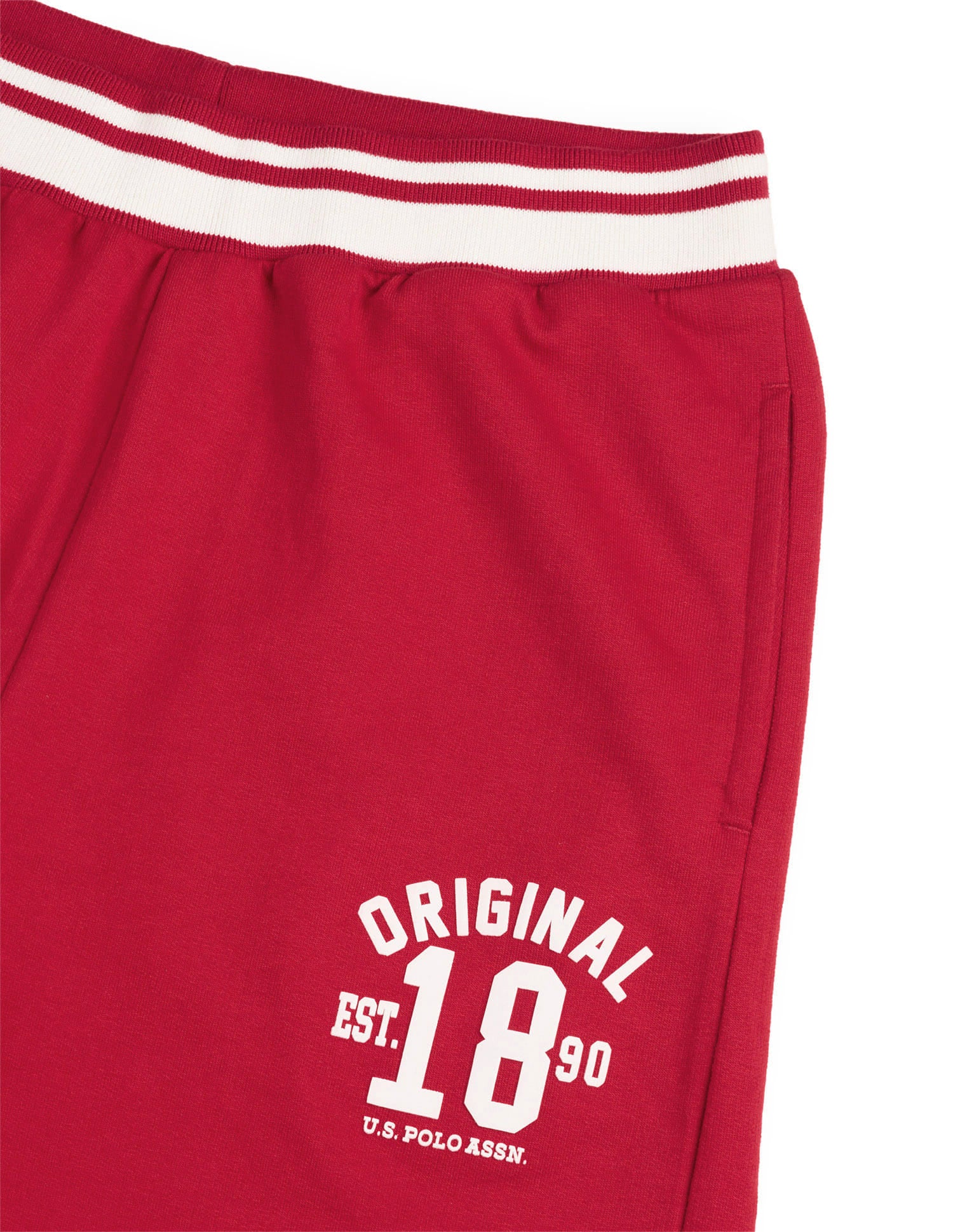 Colorblocked Relaxed T-Shirt With Wideleg Pant Red - U.S. Polo Assn. India | Large
