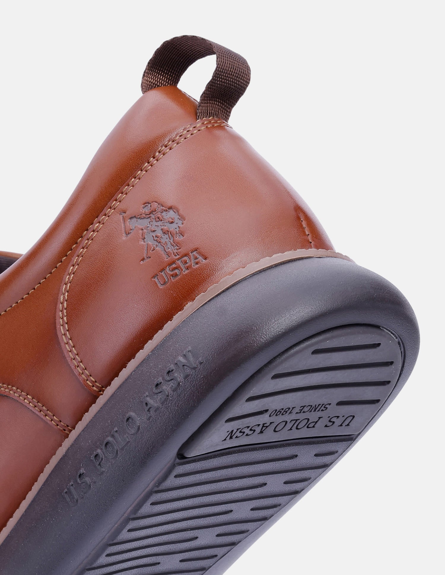 Lace Ups Nicolo 2.0 Smart Casual Shoe Tan - U.S. Polo Assn. India | Large