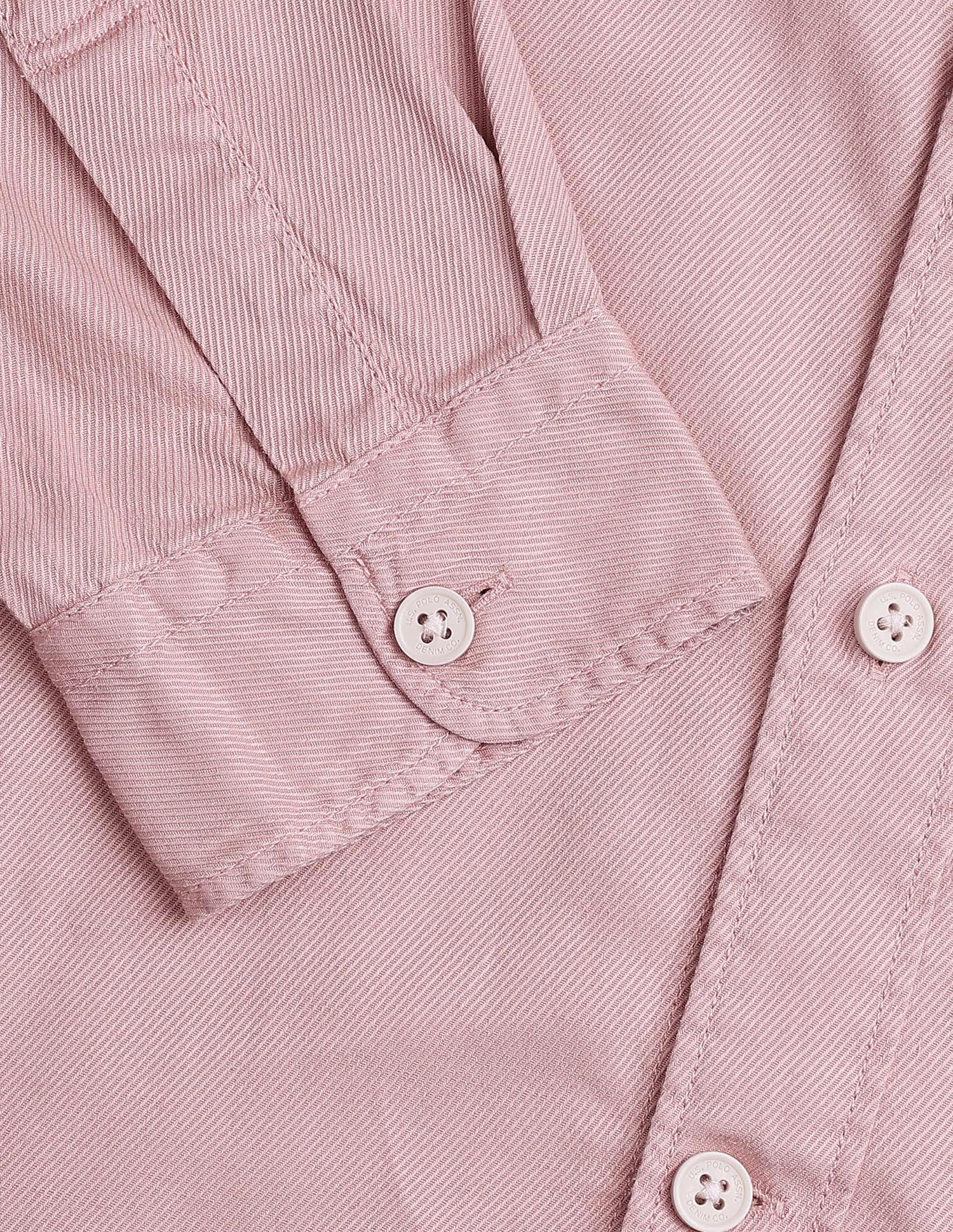 Solid Twill Shirt Pink - U.S. Polo Assn. India | Large
