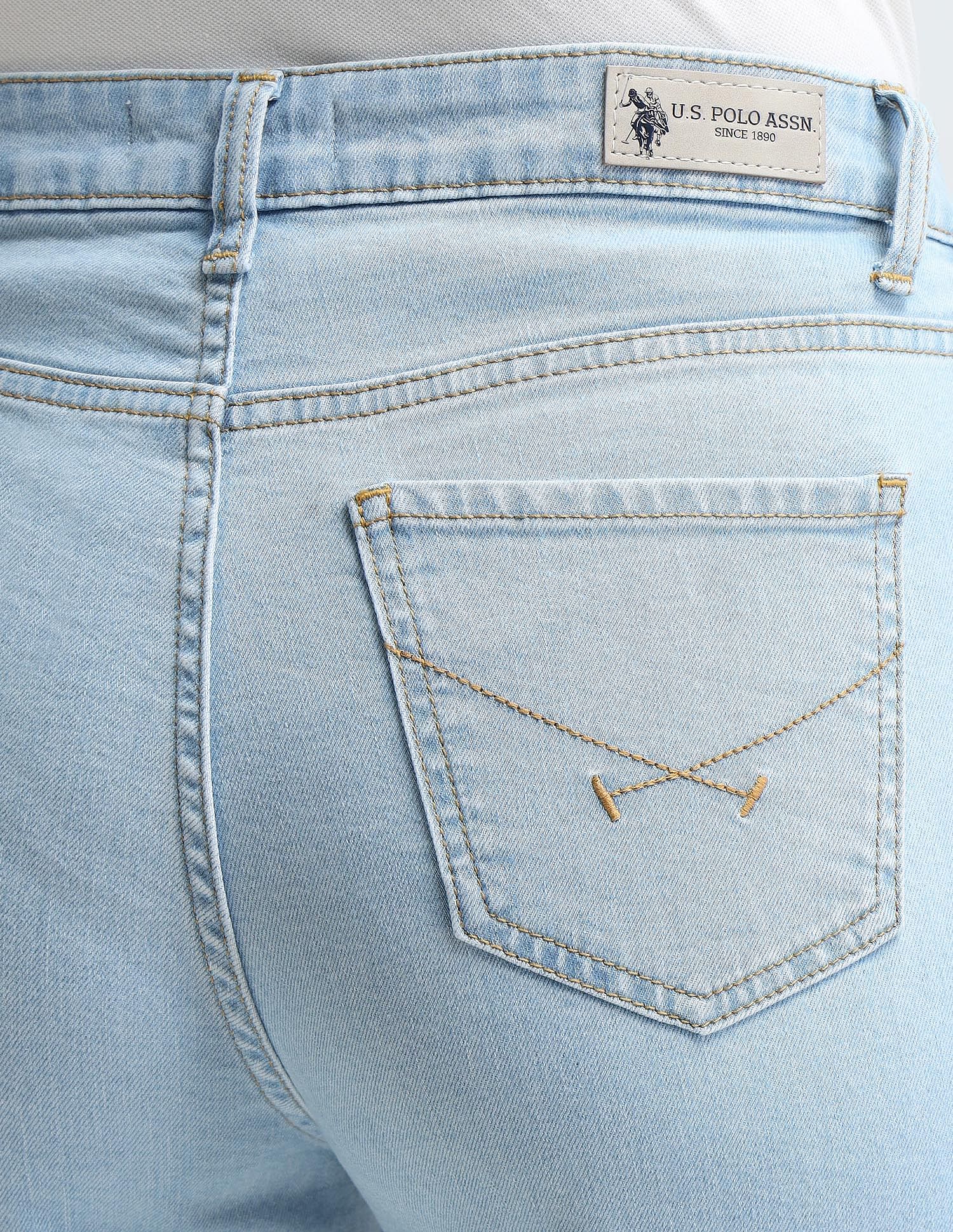 Straight Fit Blue Jeans Blue - U.S. POLO ASSN. | Large