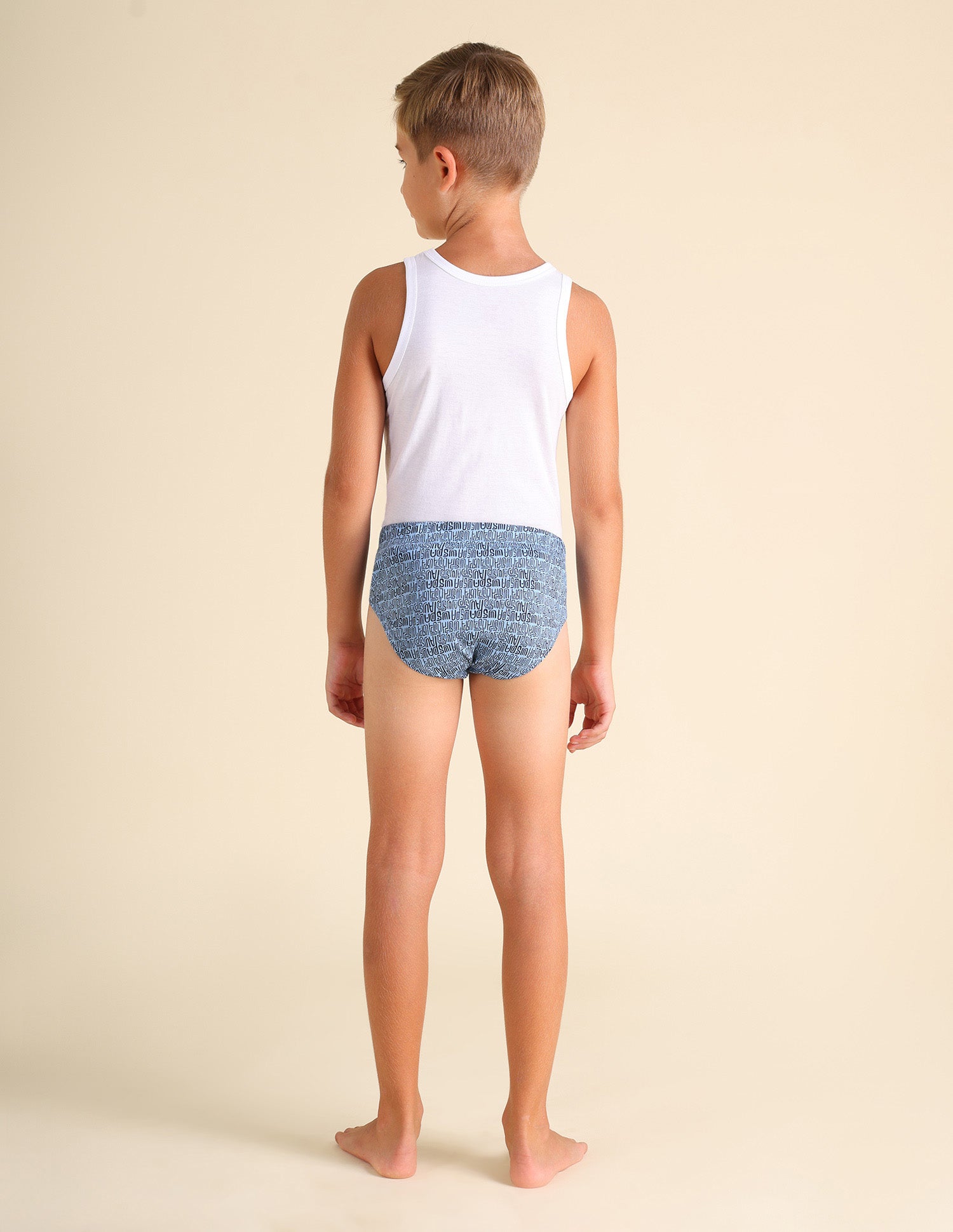 Mid Rise Pure Cotton EKB02 Briefs - Pack Of 3 Red, Blue and Navy - U.S. POLO ASSN. | Large