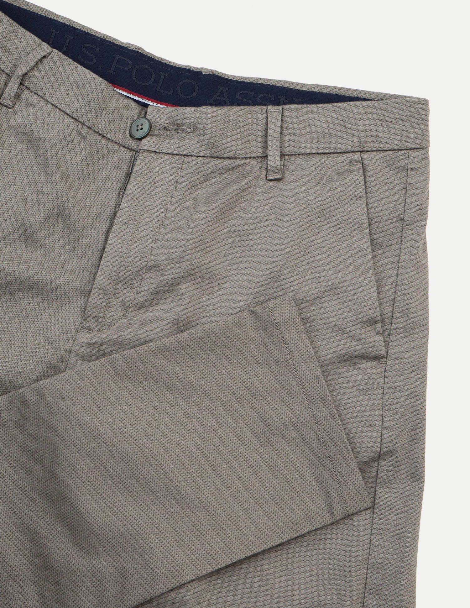 Austin Trim Regular Fit Satin Trousers Grey - U.S. Polo Assn. India | Large