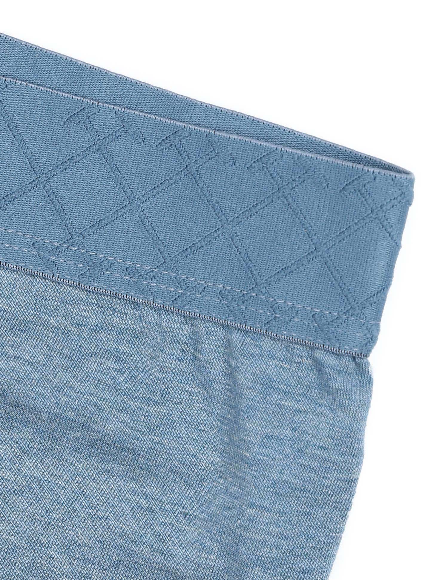 Moisture Control Breathable PT006 Trunks - Pack Of 1 Blue Melange - U.S. POLO ASSN. | Large