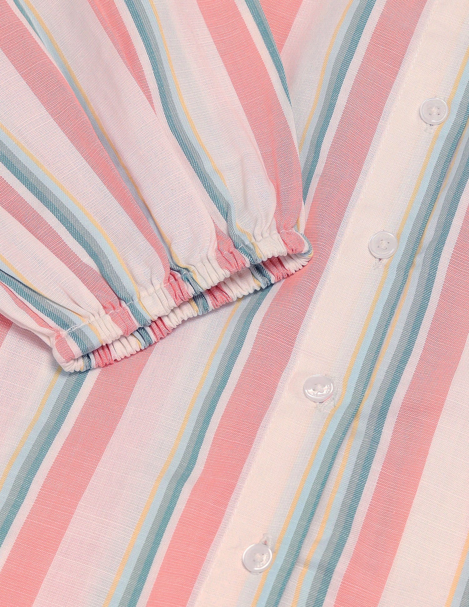 Vertical Stripe Loose Fit Top White - U.S. POLO ASSN. | Large