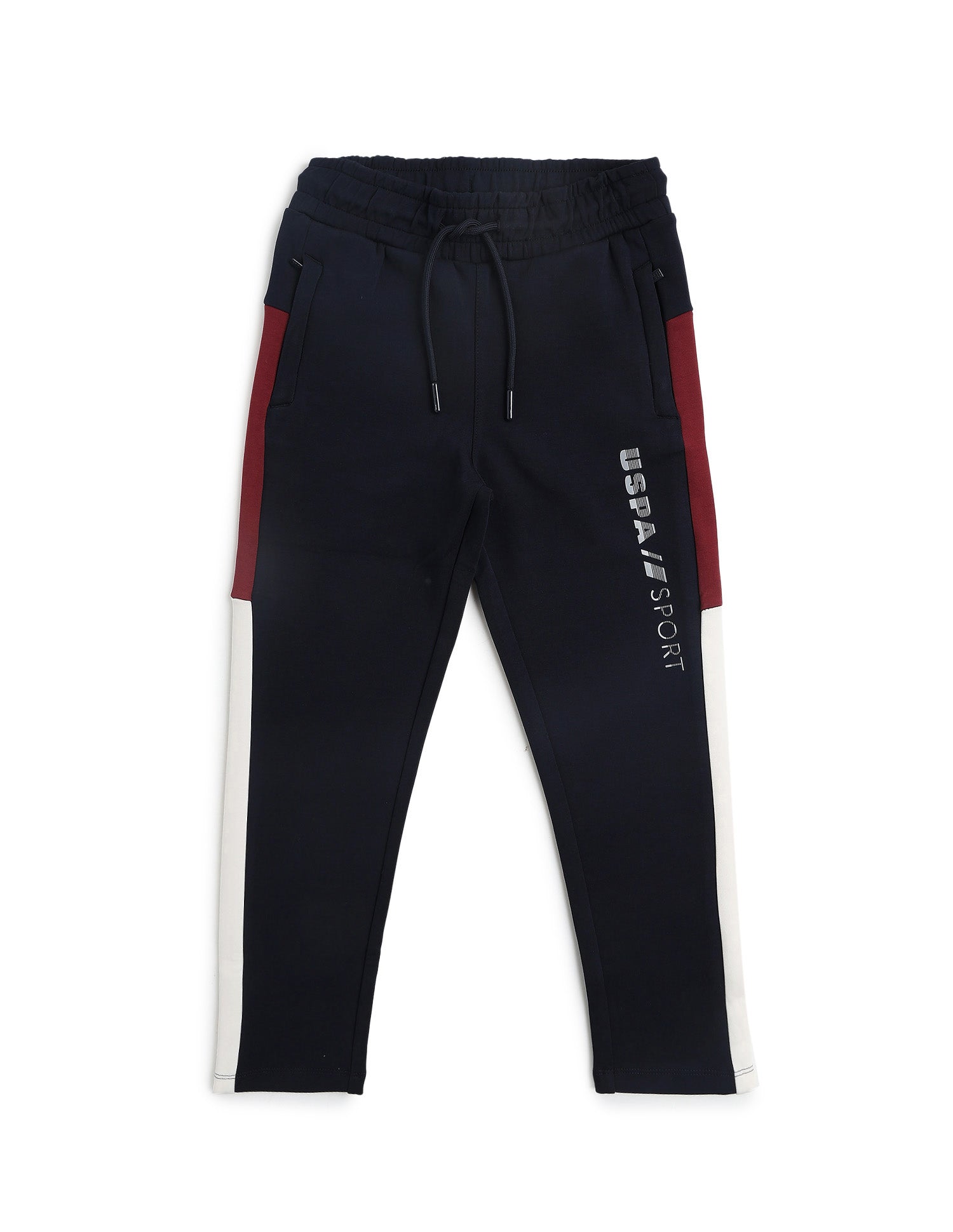 Boys Regular Fit Mini Me Track Pants Navy - U.S. POLO ASSN. | Large