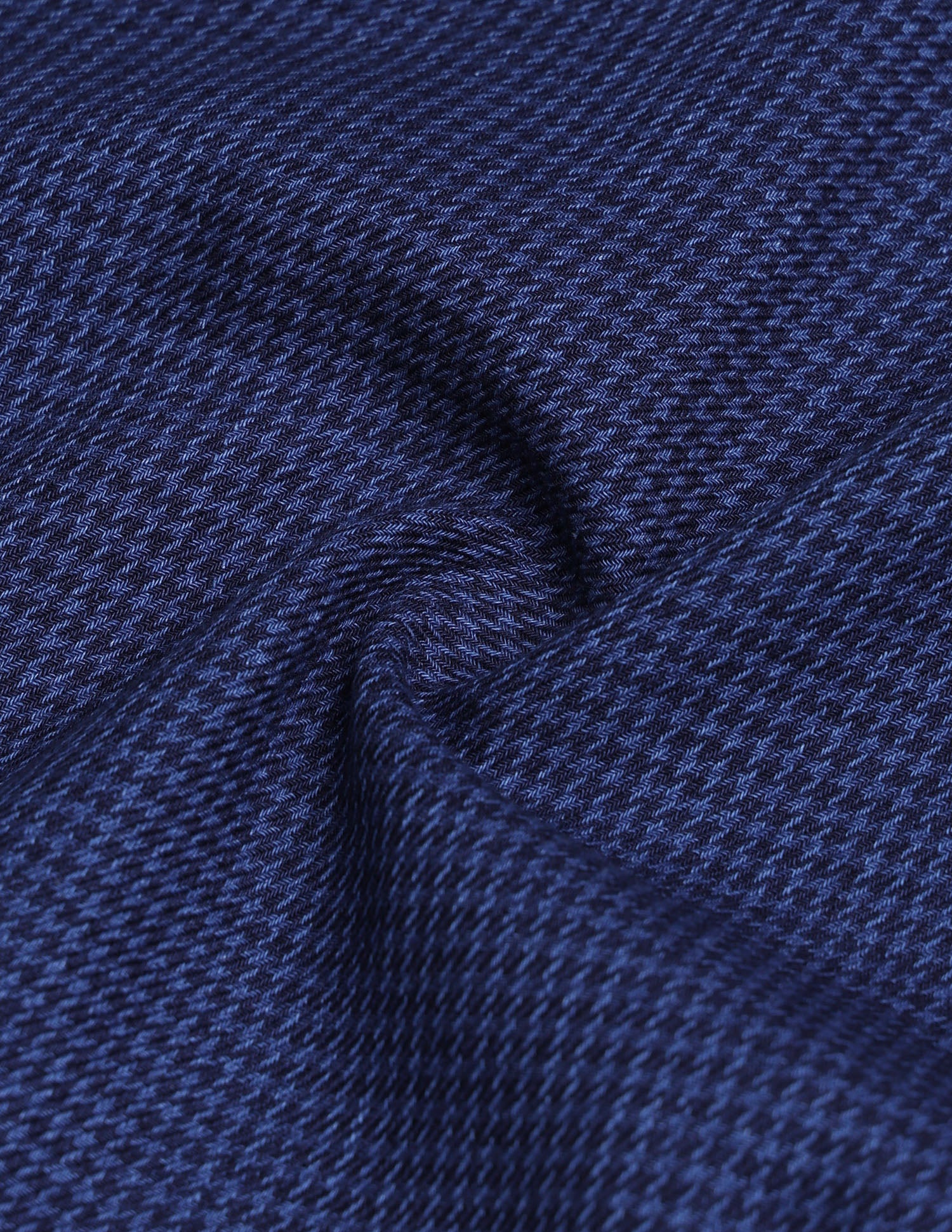 Self Design Houndstooth Twill Shirt Indigo - U.S. Polo Assn. India | Large