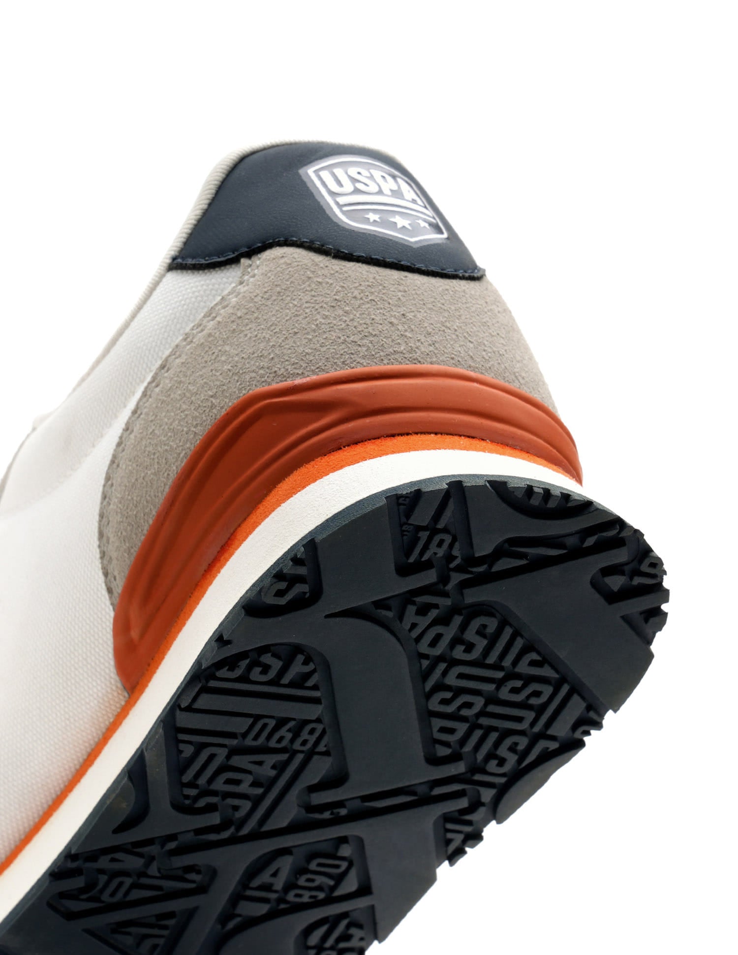 Men Tregon Suede Colourblocked Sneakers Off White - U.S. Polo Assn. India | Large