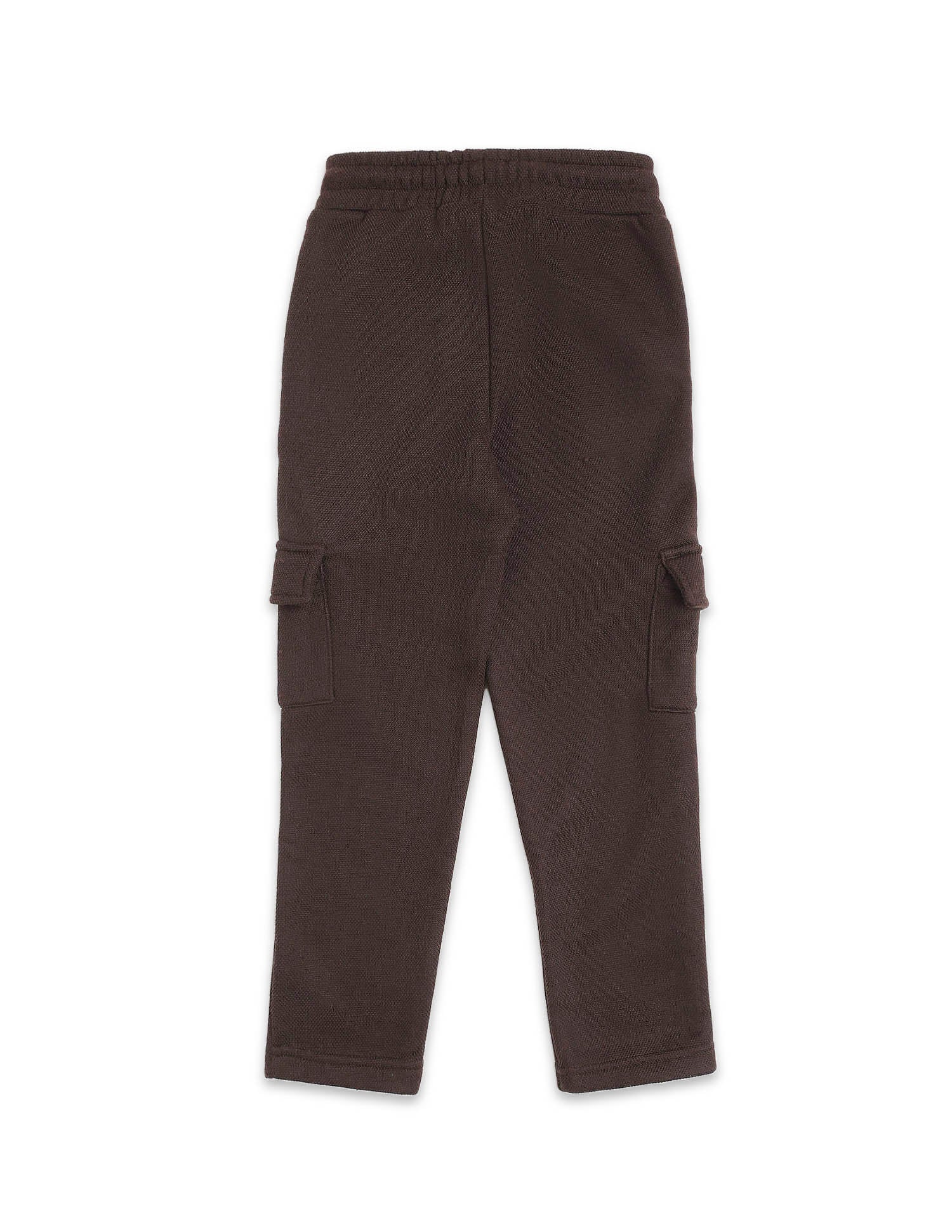 Boys Textured Regular Fit Track Pants Light Brown - U.S. POLO ASSN. | Large