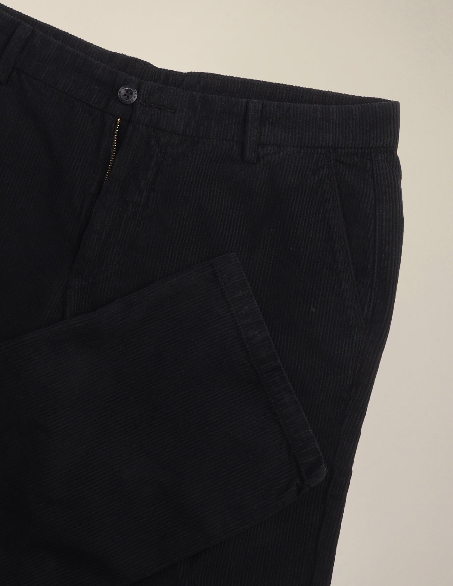 Corduroy	Riley Straight Fit Trousers Black - U.S. Polo Assn. India | Large