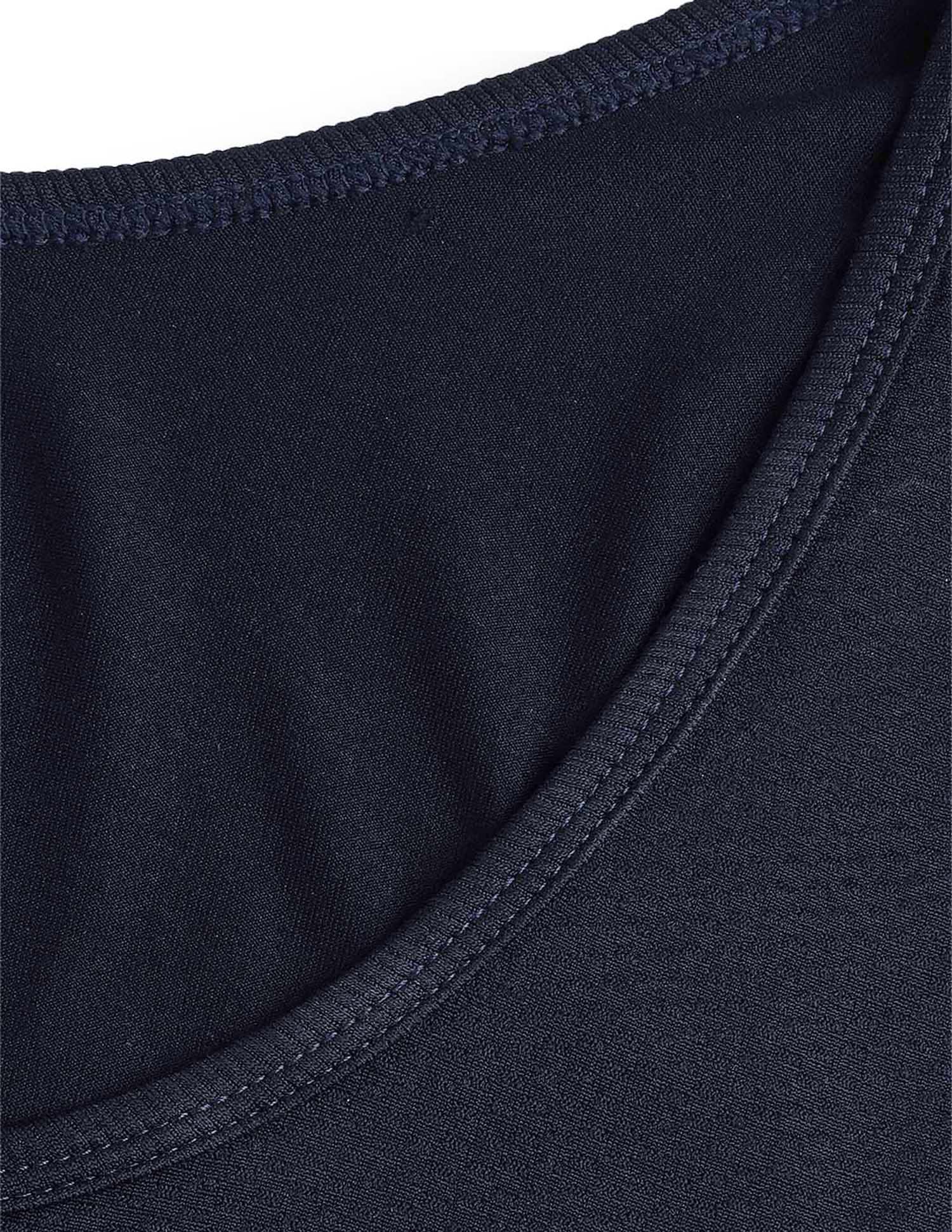 Moisture Absorbent Stretch Fit AV001 Vest - Pack Of 1 Navy - U.S. Polo Assn. India | Large