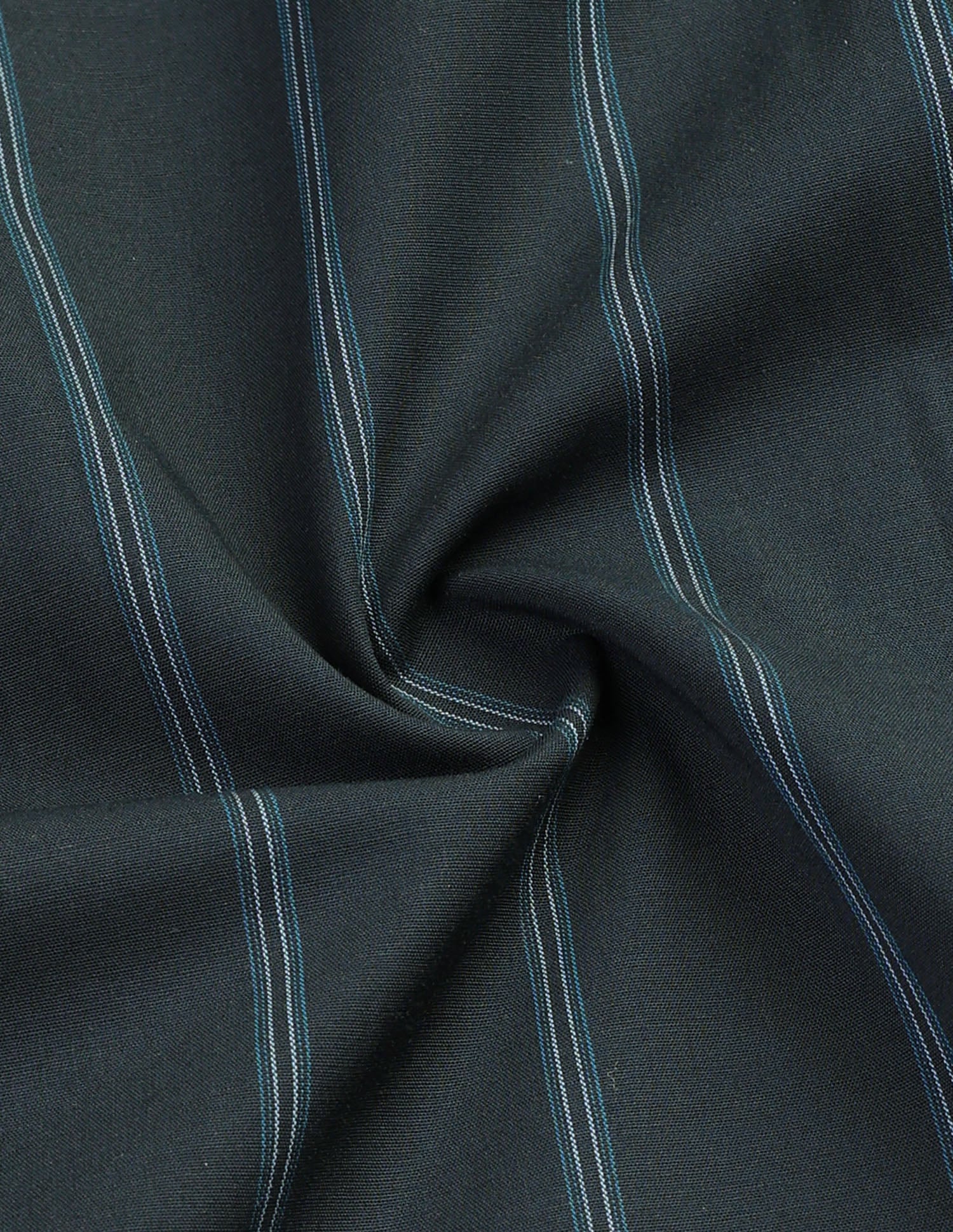 Vertical Striped Poplin Shirt Teal - U.S. Polo Assn. India | Large