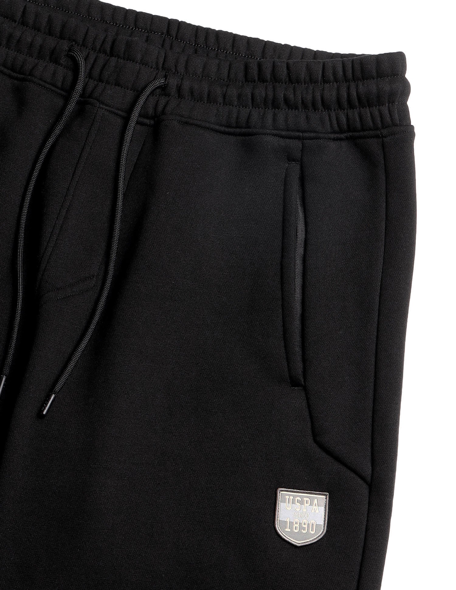 Comfort Fit  Cotton OJ008-PL  Lounge Joggers - Pack Of 1 Black - U.S. Polo Assn. India | Large