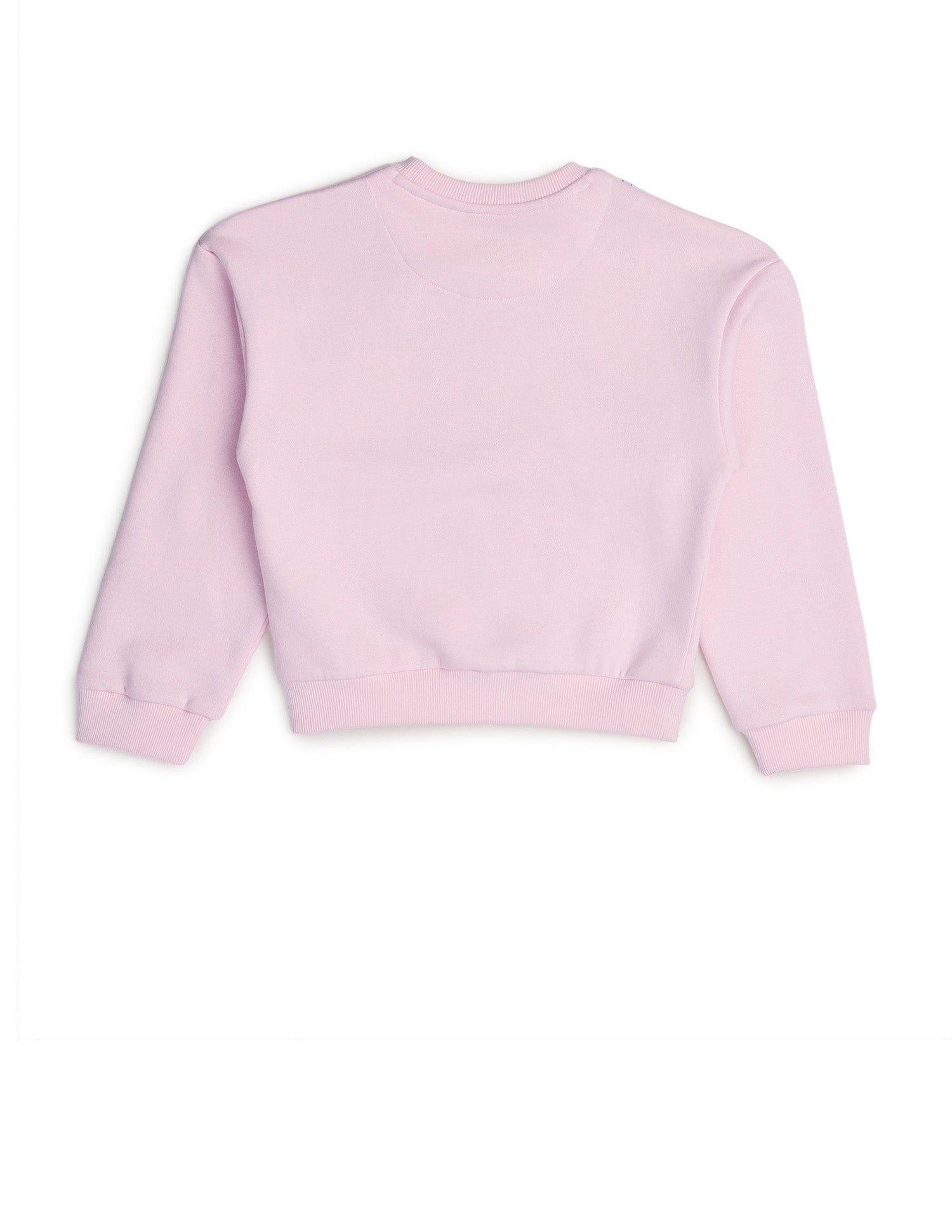 Graphic Printed Regular Fit Sweatshirt Light Pink - U.S. POLO ASSN. | Large