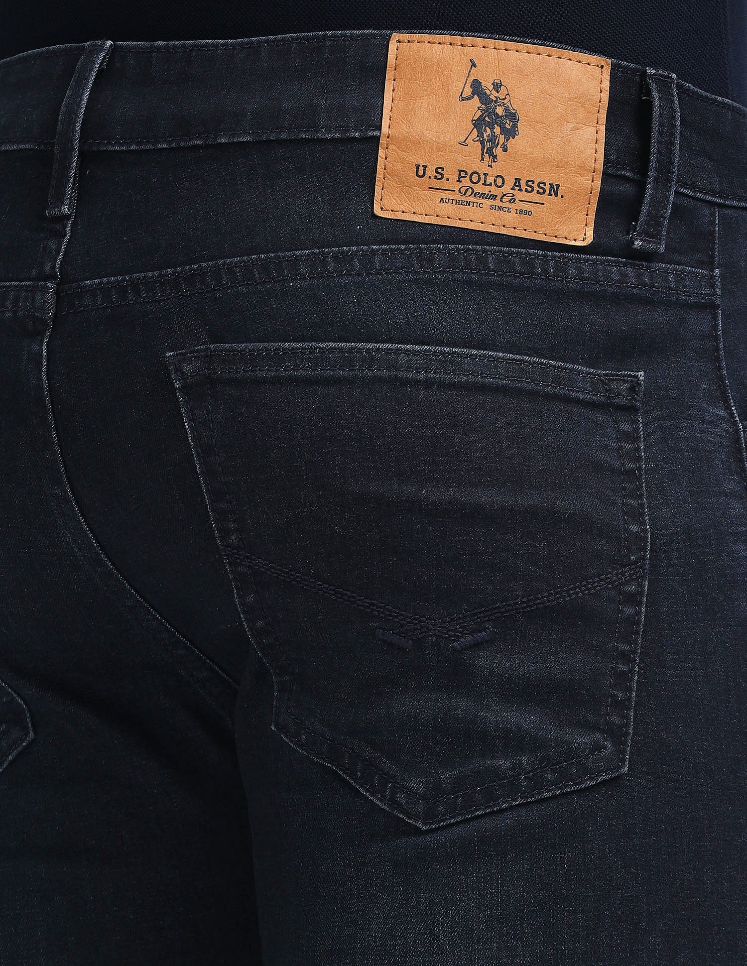 Regallo Skinny Fit Blue Jeans NAVY BLUE - U.S. Polo Assn. India | Large